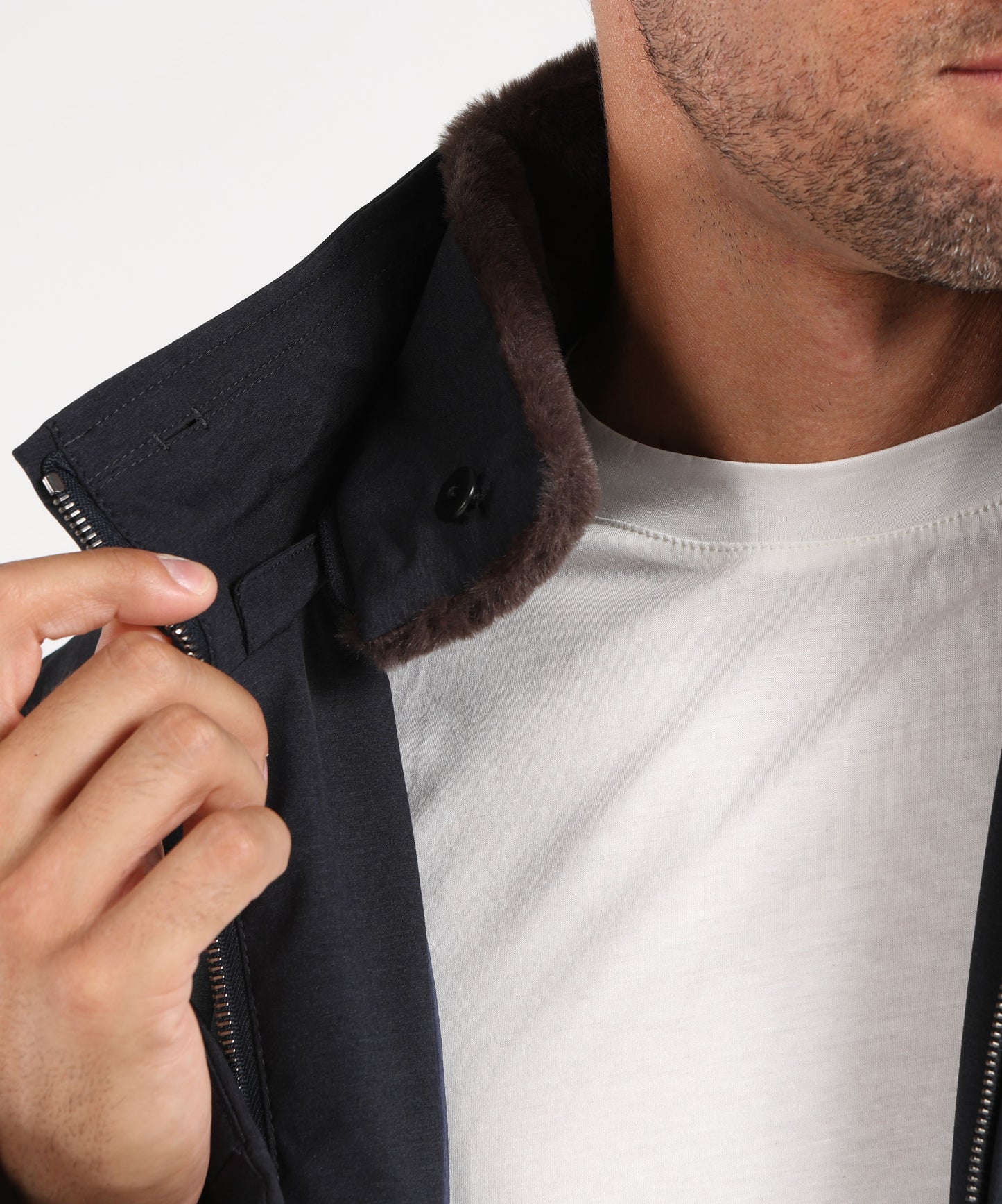 HERNO LONG-SLEEVED CASUAL JACKET