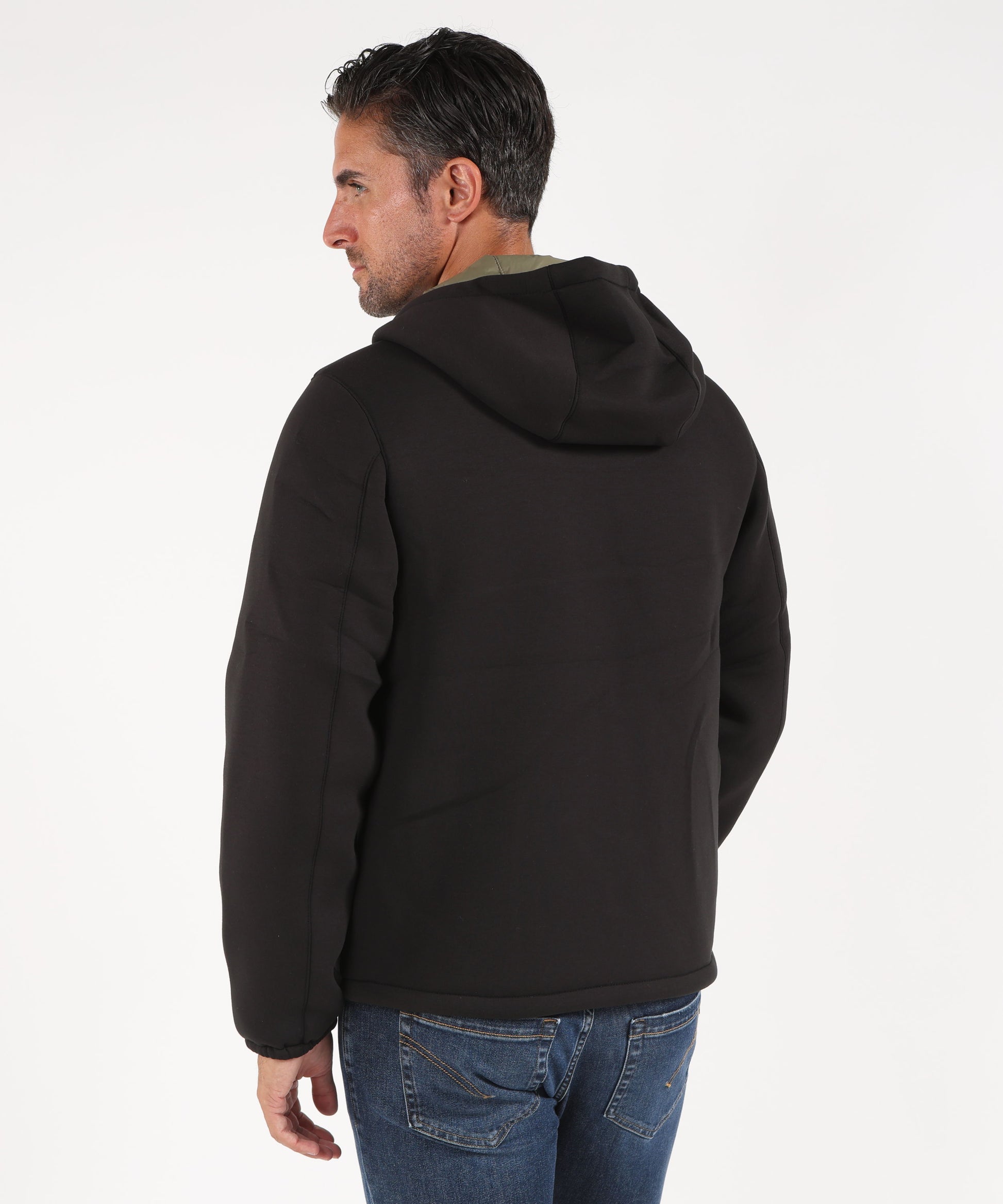 Giacche K-WAY JACK SPACER NYLON DOUBLE Nero/verde | K-WAY
