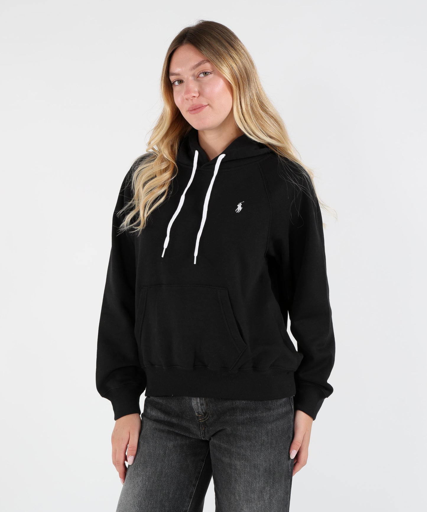 POLO RALPH LAUREN Felpa in Pile di Cotone con Cappuccio