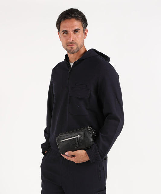 Beauty case EMPORIO ARMANI Beauty in pelle bottalata Nero | EMPORIO ARMANI
