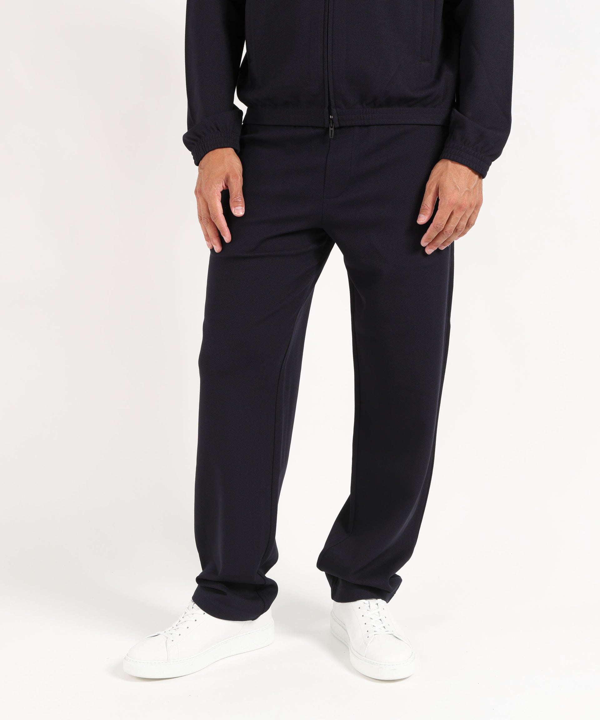 EMPORIO ARMANI Pantaloni in jersey piquet Travel Essential