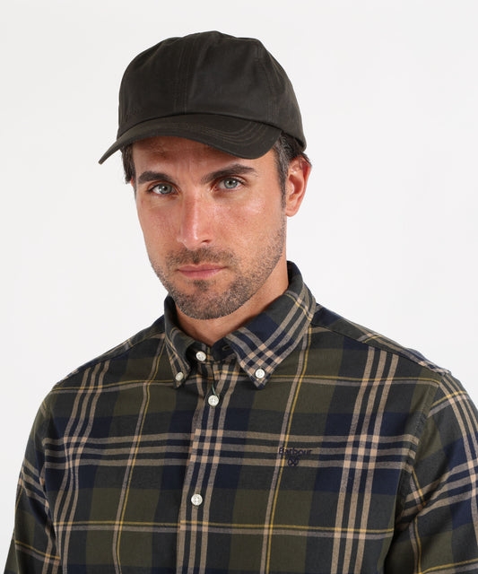Cappelli BARBOUR Cappello sportivo cerato Oliva | BARBOUR