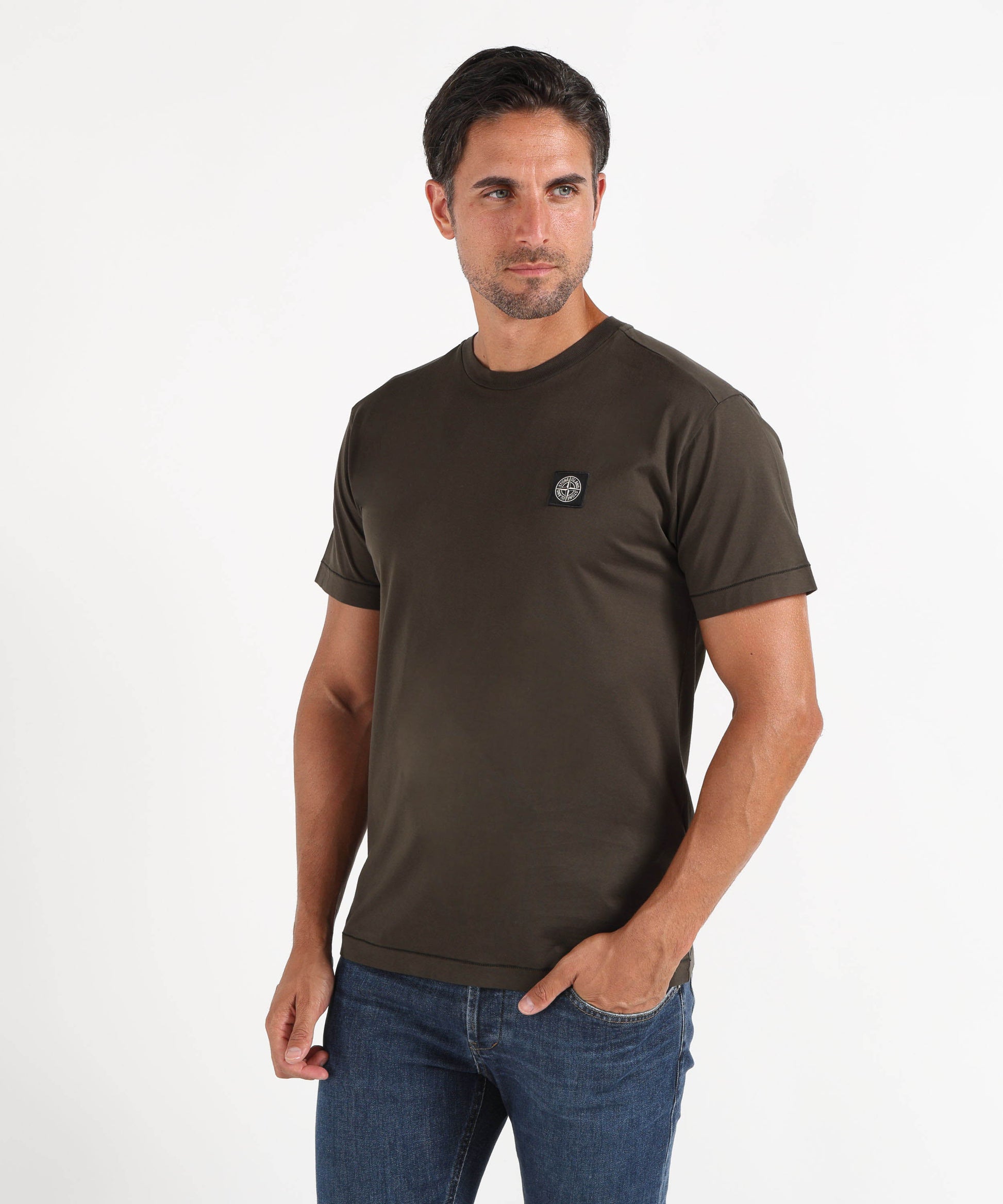 T-shirt STONE ISLAND T-shirt in jersey Carbone | STONE ISLAND