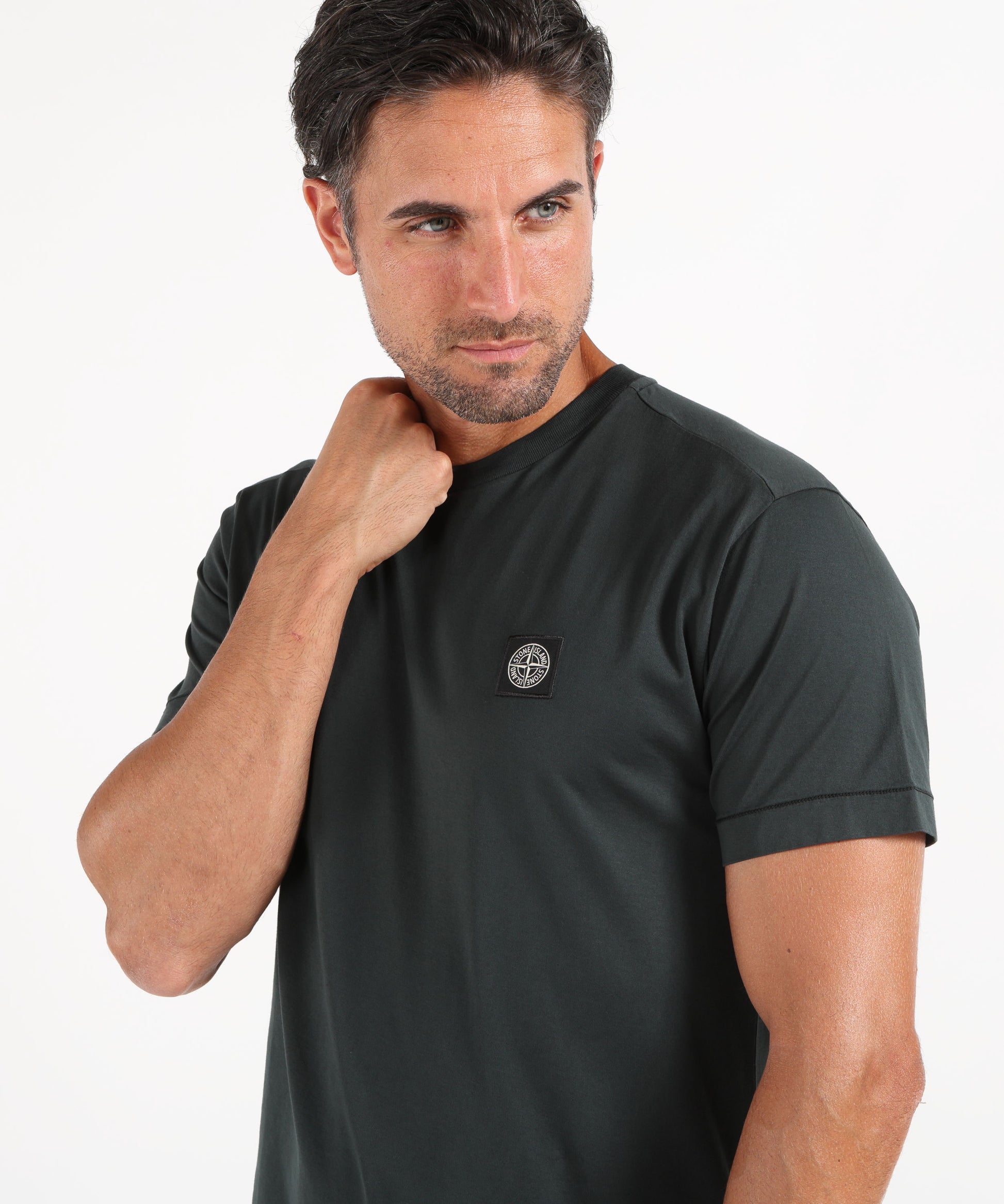 T-shirt STONE ISLAND T-shirt in jersey Verde scuro | STONE ISLAND