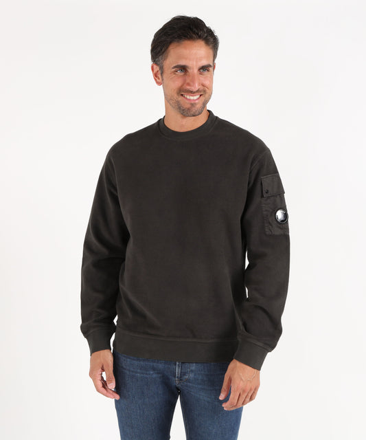Felpe C.P. COMPANY Felpa Crewneck Antracite | C.P. COMPANY
