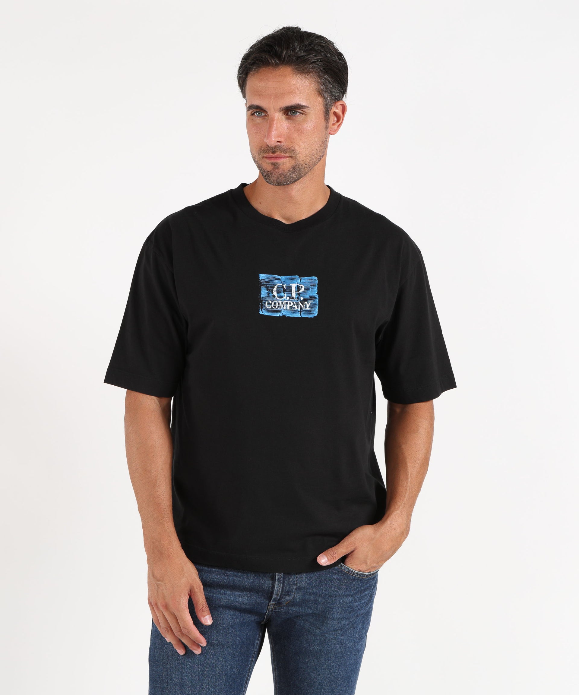 C.P. COMPANY 30/1 Jersey Short Sleeve Graphics T-Shirt