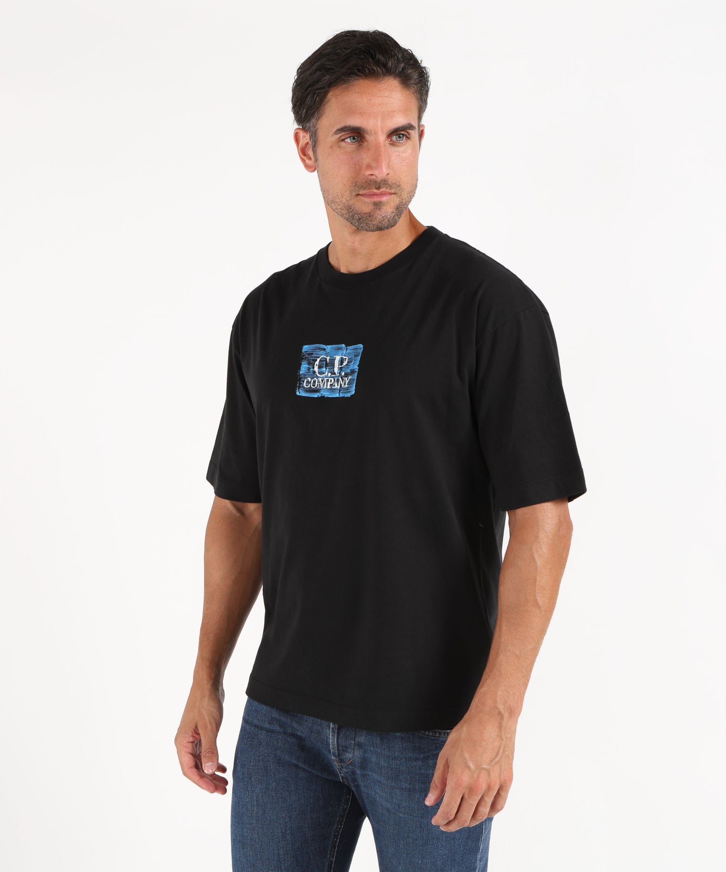 C.P. COMPANY 30/1 Jersey Short Sleeve Graphics T-Shirt