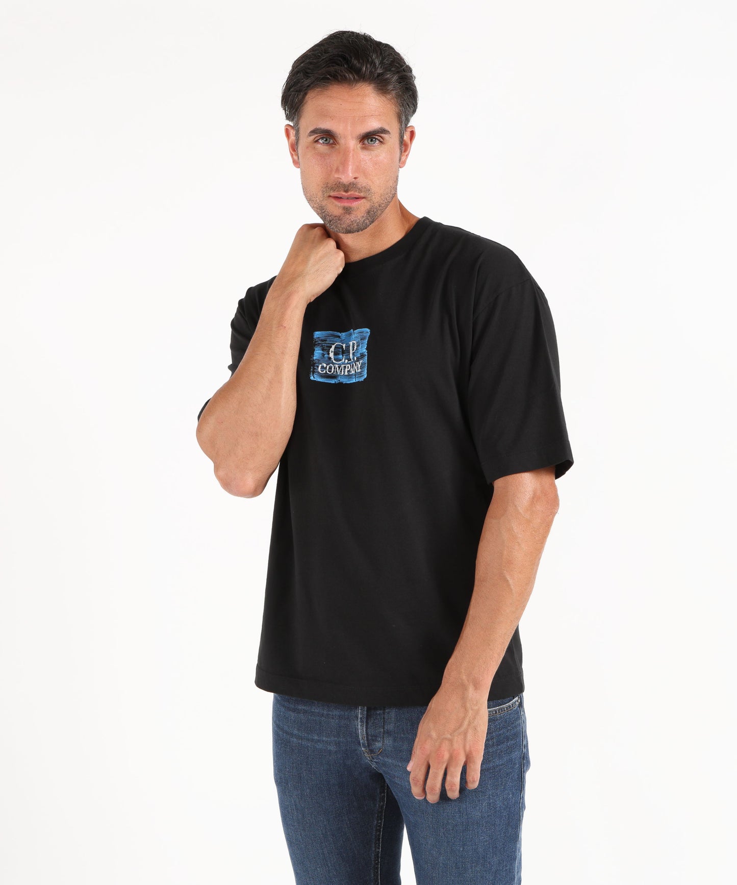 C.P. COMPANY 30/1 Jersey Short Sleeve Graphics T-Shirt