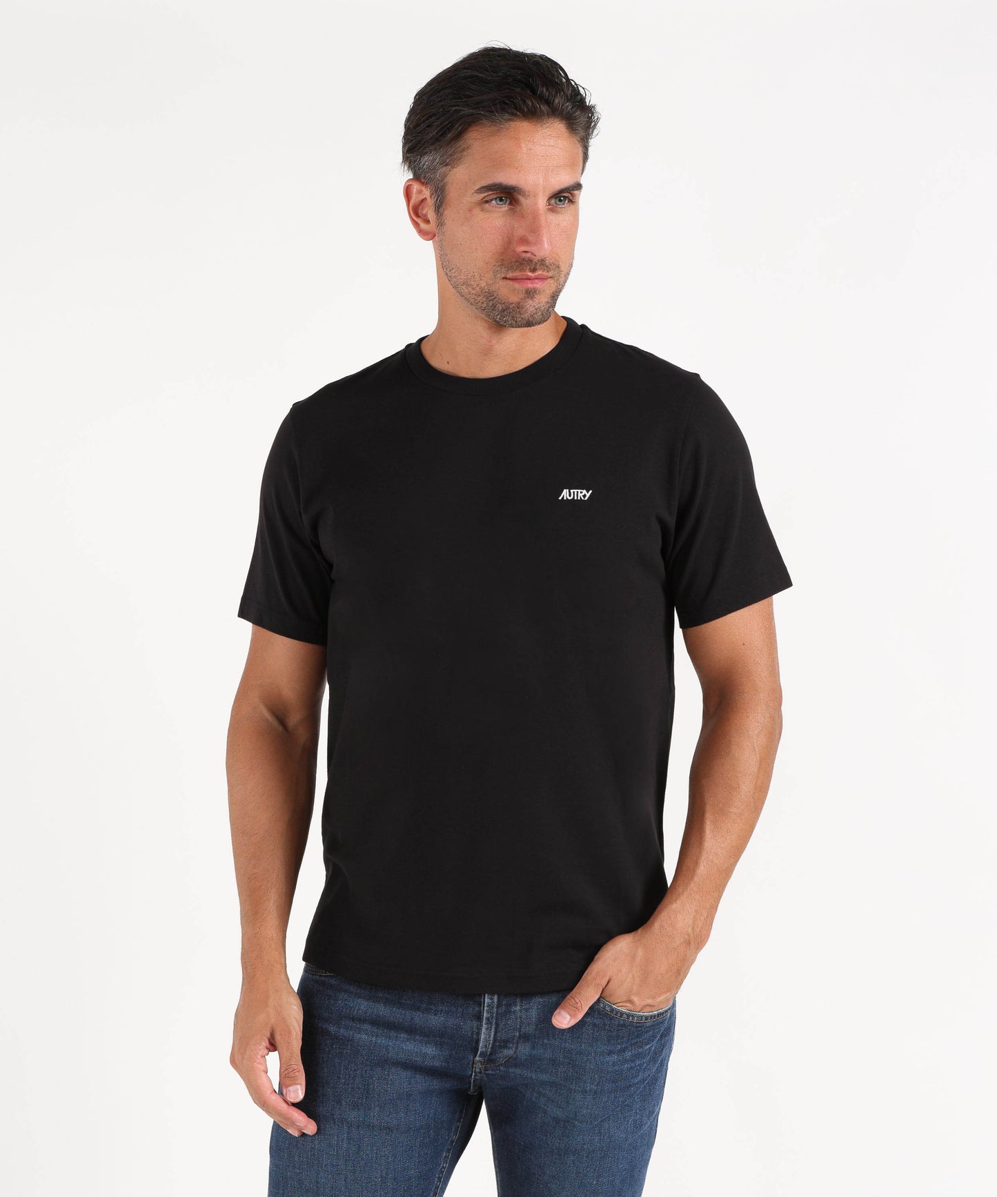 AUTRY T-SHIRT CON LOGO RICAMATO