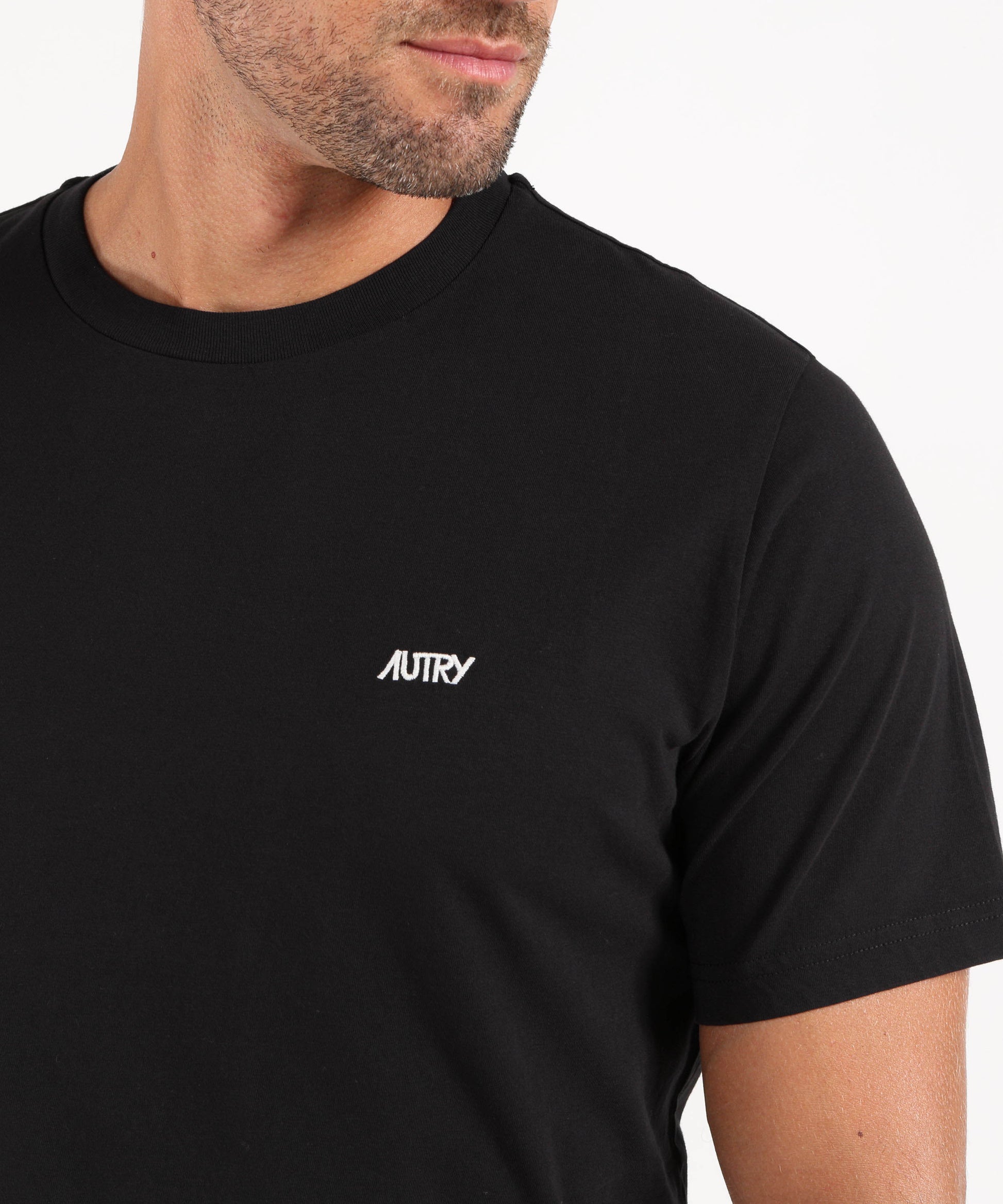 T-shirt AUTRY T-SHIRT CON LOGO RICAMATO Nero | AUTRY