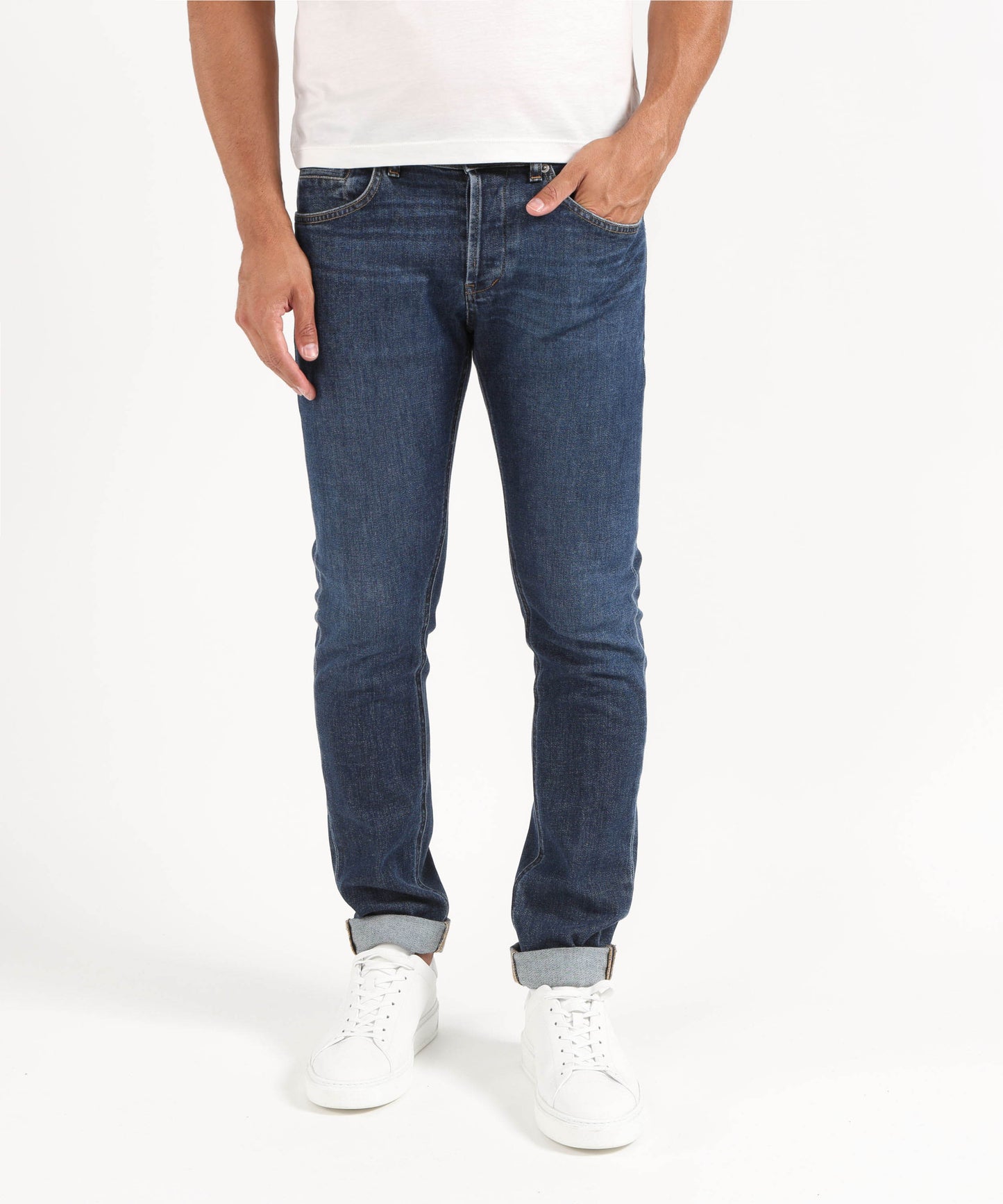 DONDUP Jeans George skinny in denim stretch responsabile