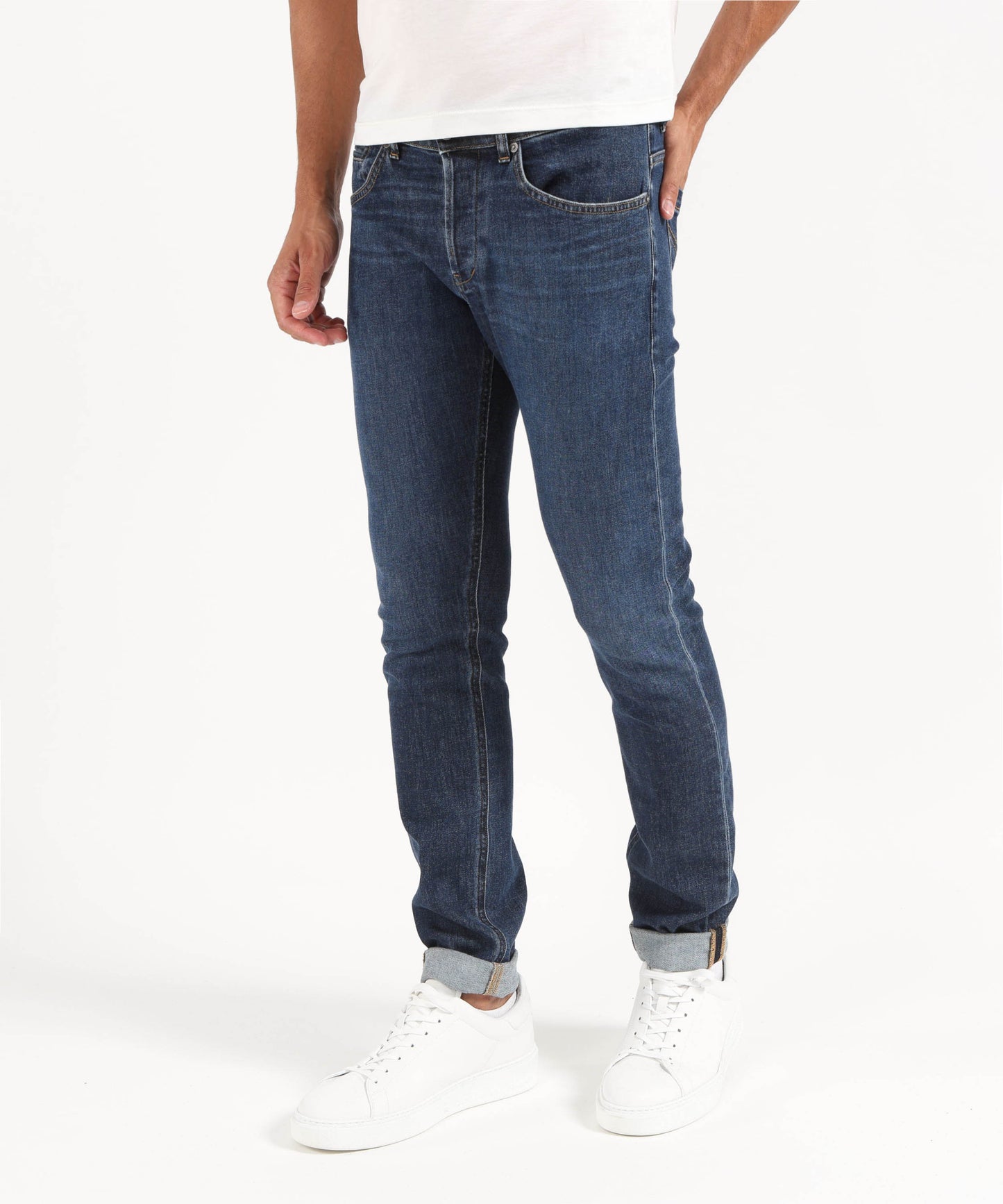 DONDUP Jeans George skinny in denim stretch responsabile