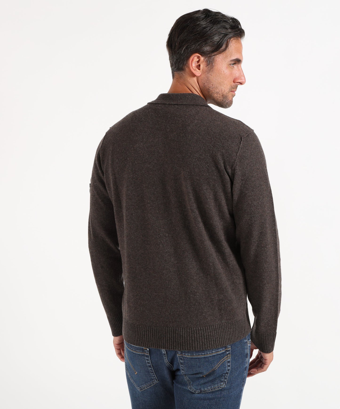 STONE ISLAND LIGHT RWS GEELONG WOOL
Maglione polo vestibilità loose con finta con bottoni