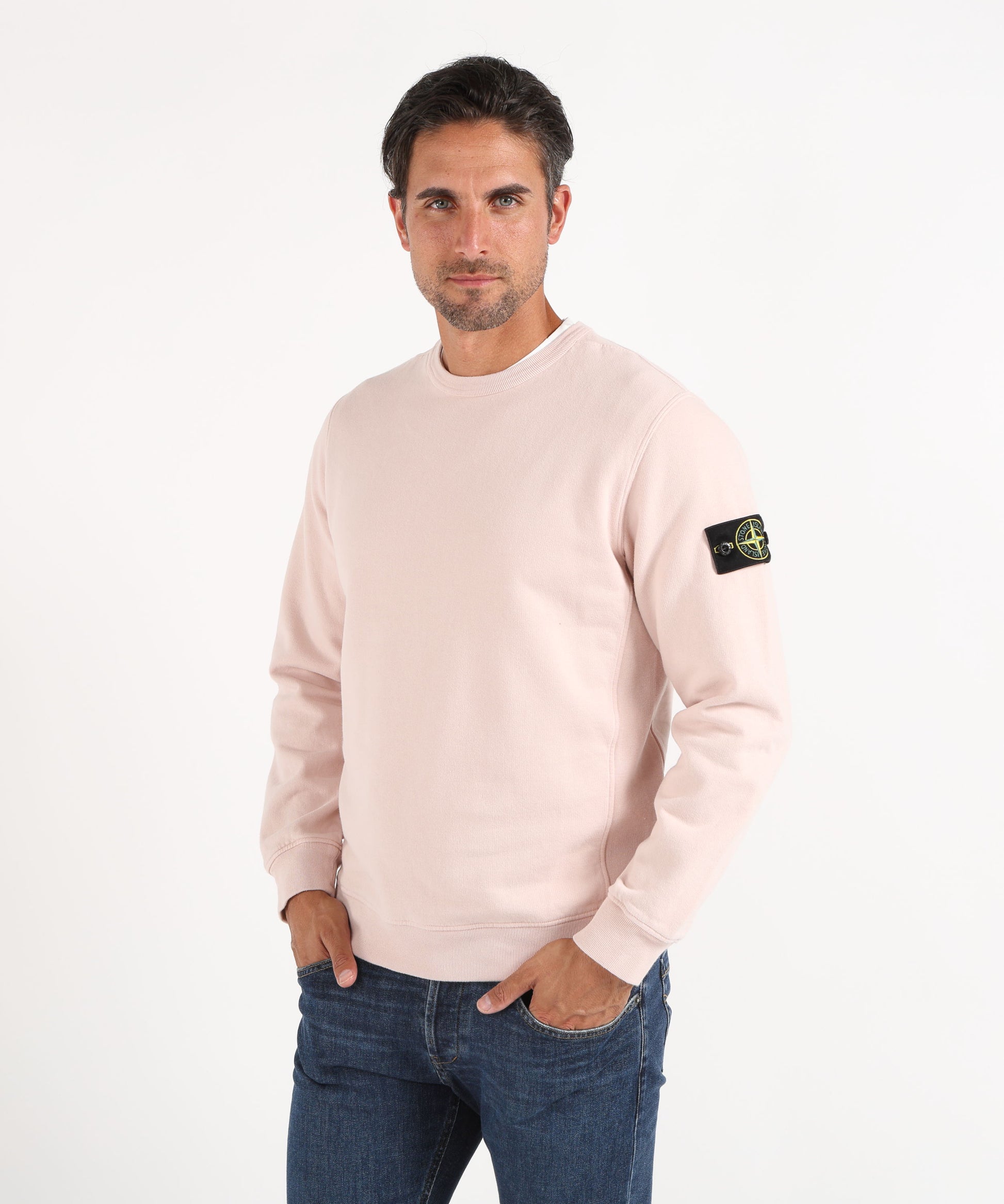 Felpe STONE ISLAND BRUSHED ORGANIC COTTON FLEECE
Felpa girocollo vestibilità regular con inserti a costine Rosa antico | STONE ISLAND