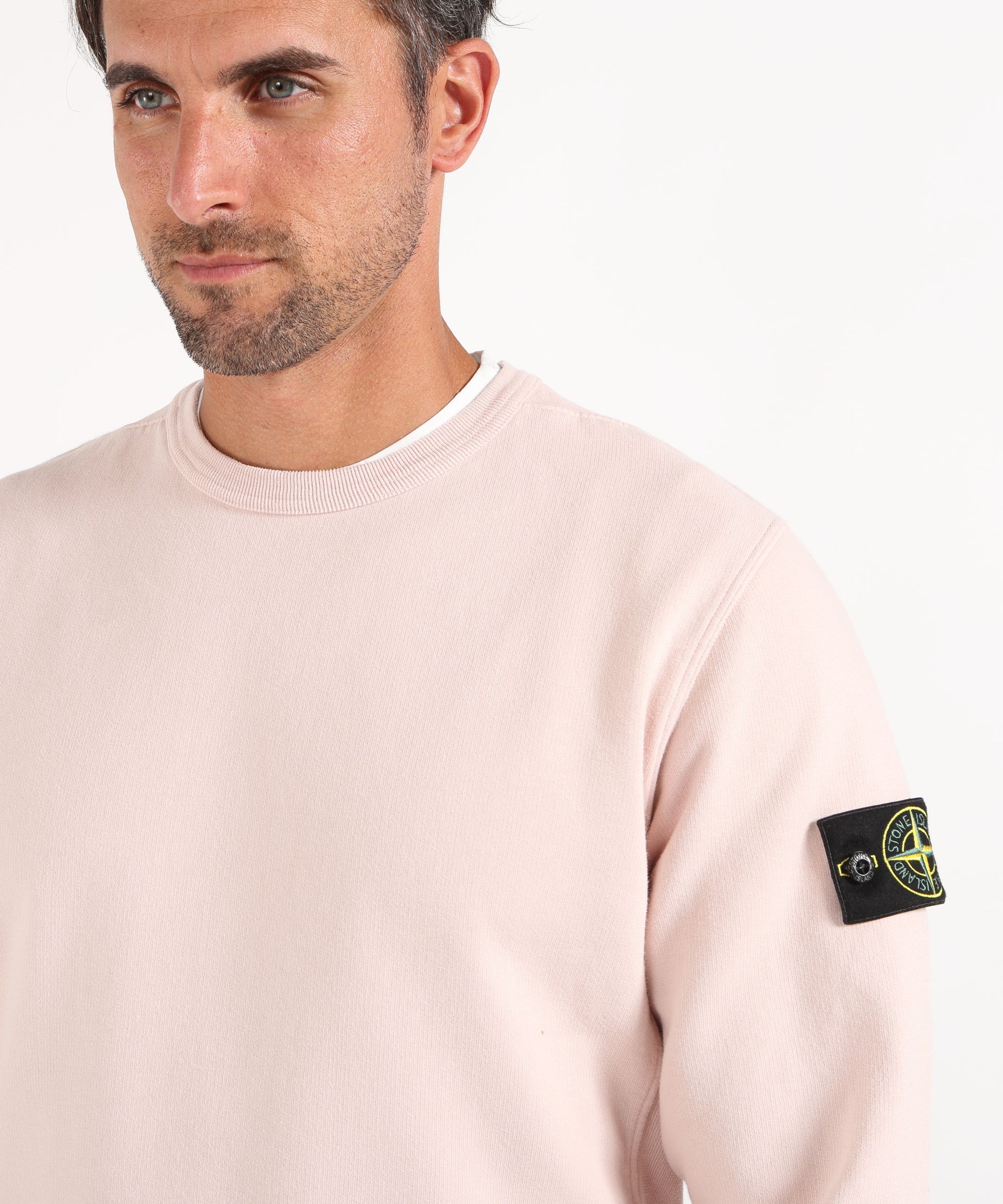 Felpe STONE ISLAND BRUSHED ORGANIC COTTON FLEECE
Felpa girocollo vestibilità regular con inserti a costine Rosa antico | STONE ISLAND