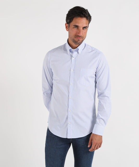 Shirts PAUL&amp;SHARK Rigata azzurro/bianco | PAUL&SHARK