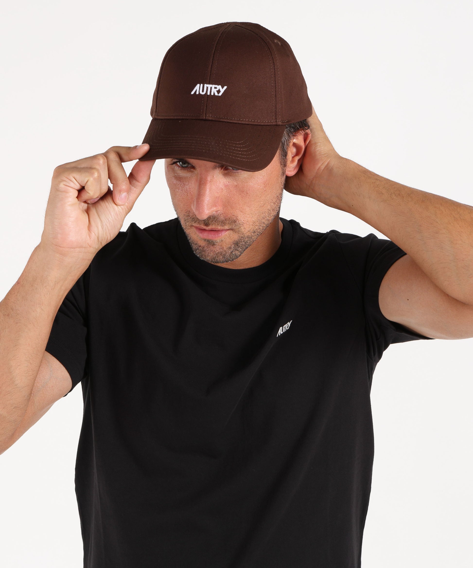 Cappelli AUTRY CAPPELLO DA BASEBALL CON LOGO RICAMATO UNISEX Marrone | AUTRY