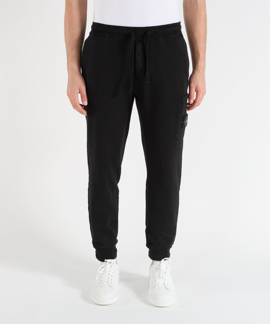 STONE ISLAND Pantalone Uomo in Cotone con Vita Elasticizzata