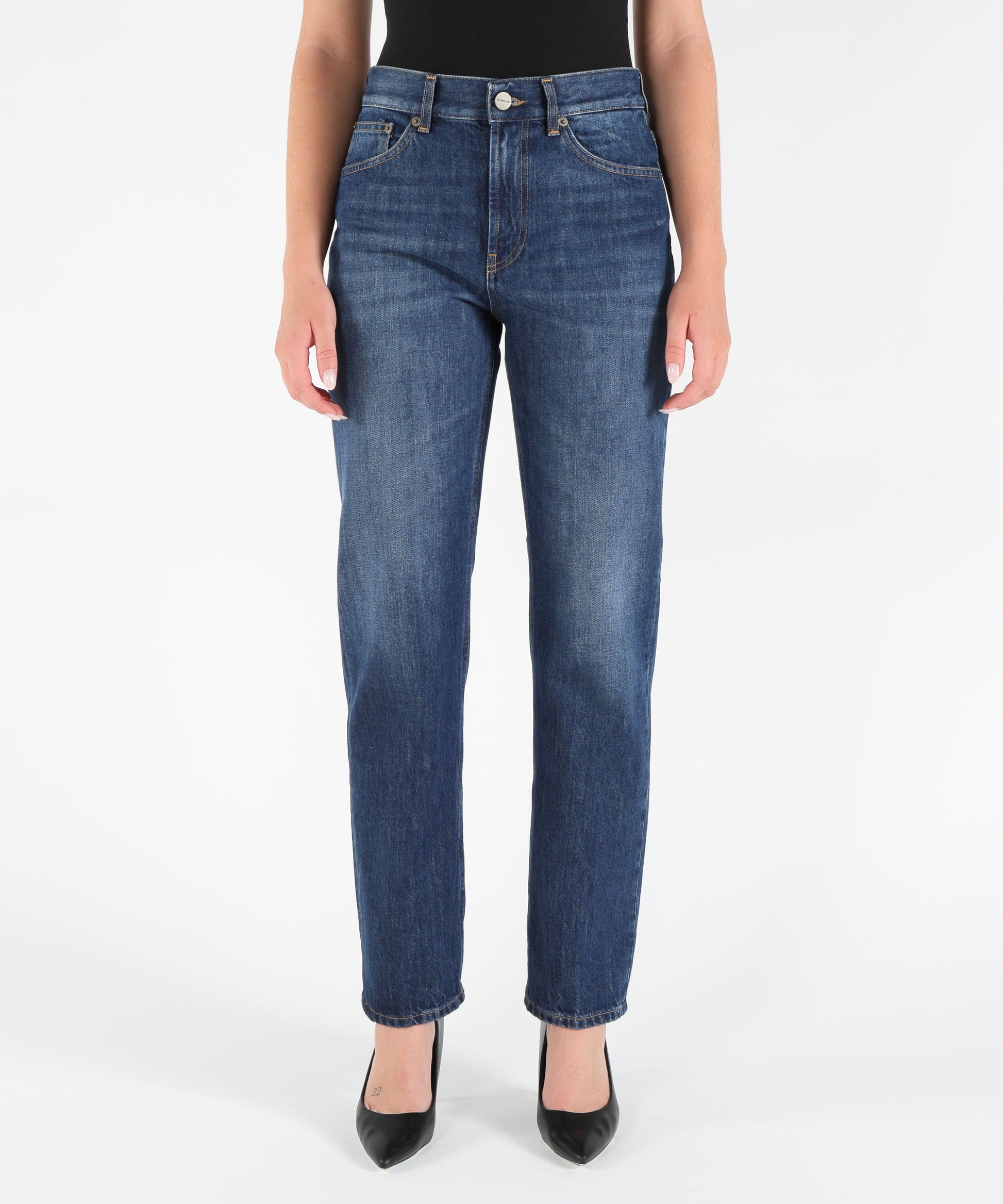 Jeans DONDUP Jeans Dafne regular in denim fisso Blu | DONDUP