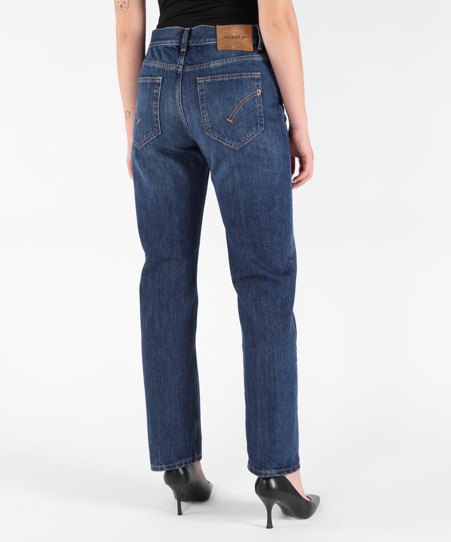 DONDUP Jeans Dafne regular in denim fisso