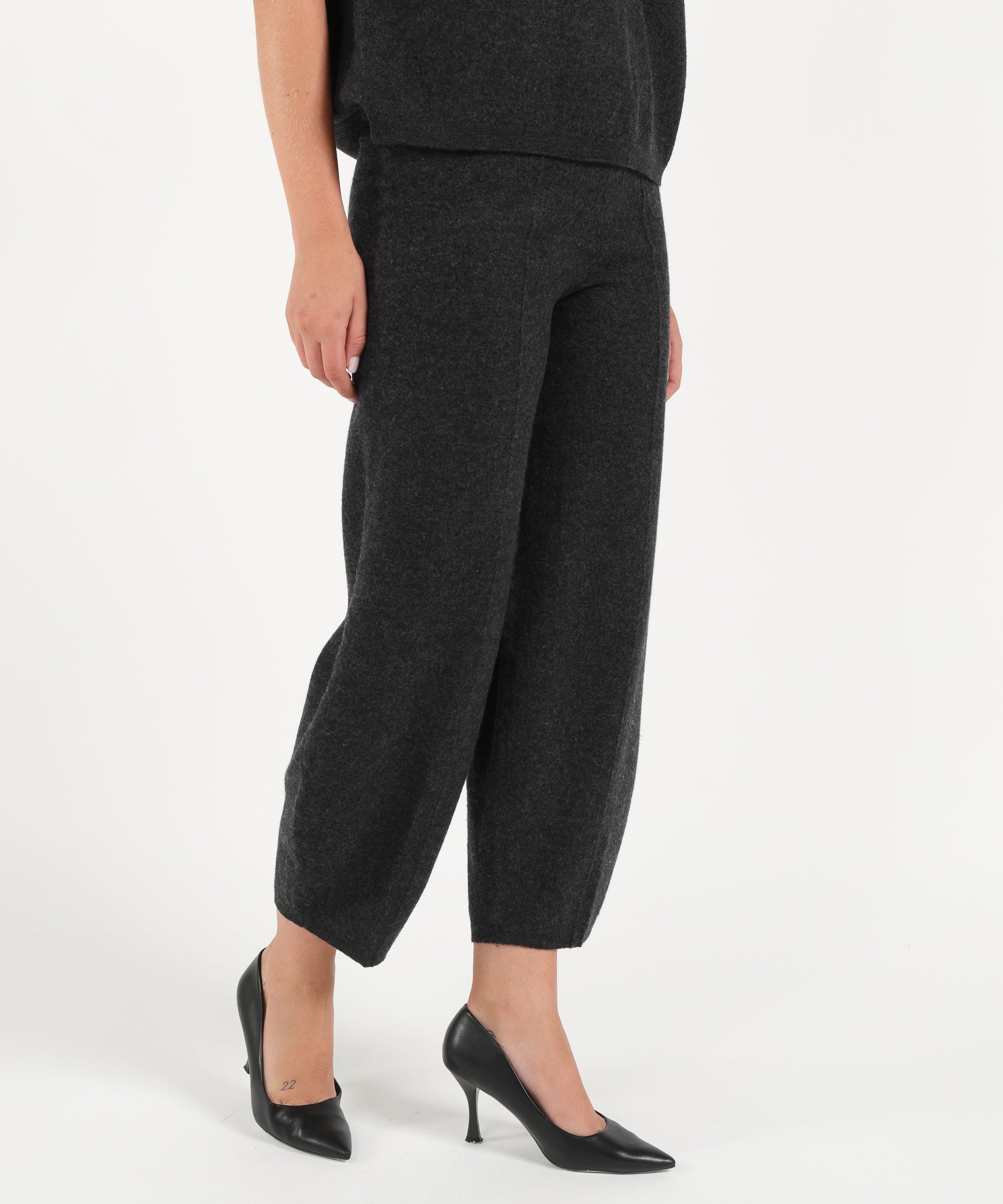 Pantaloni SEMICOUTURE Pantalone estella Grigio | SEMICOUTURE