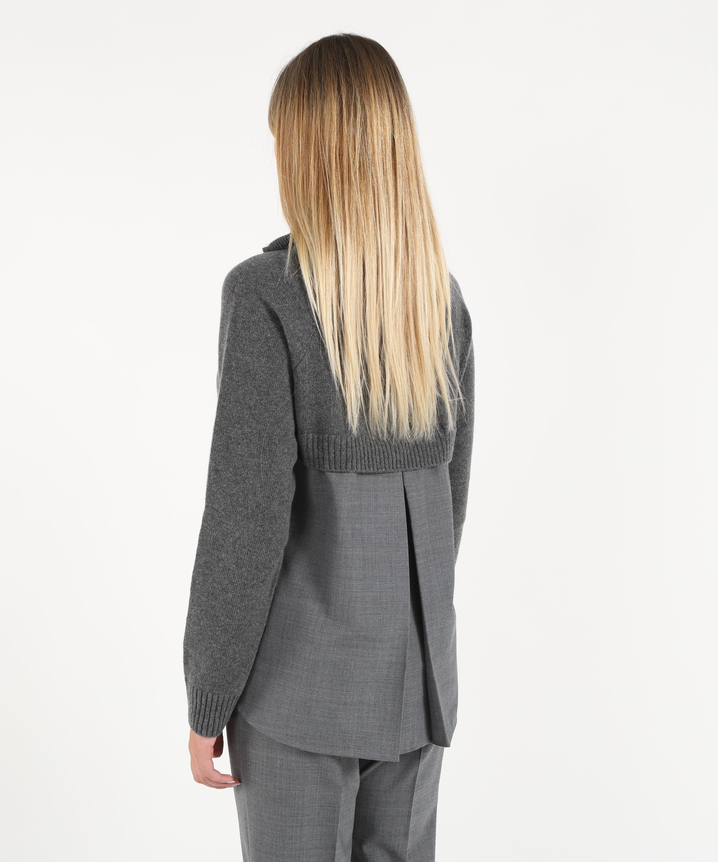 Maglie SEMICOUTURE Maglia meg Grigio | SEMICOUTURE