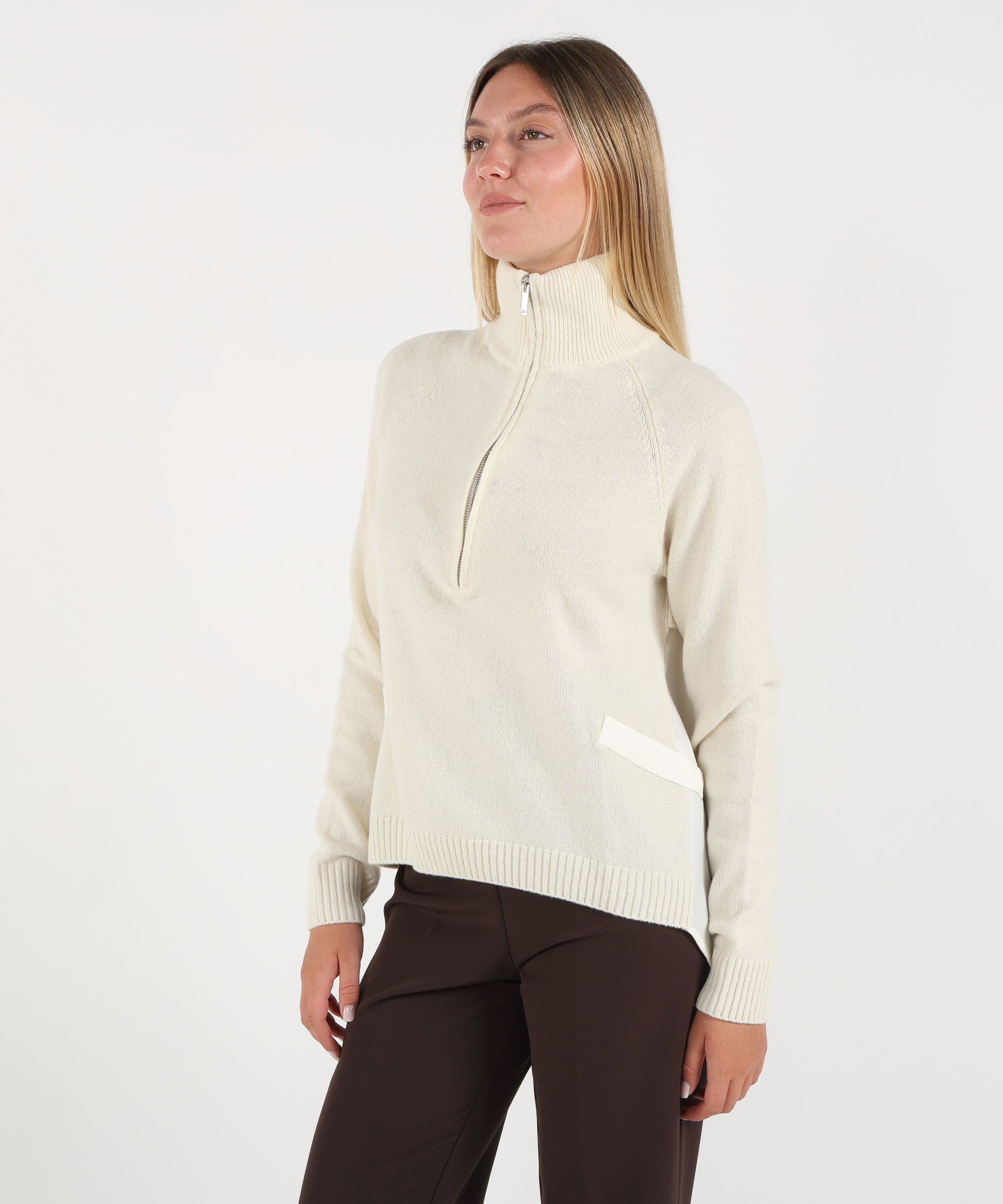 Maglie SEMICOUTURE Maglia meg Burro | SEMICOUTURE