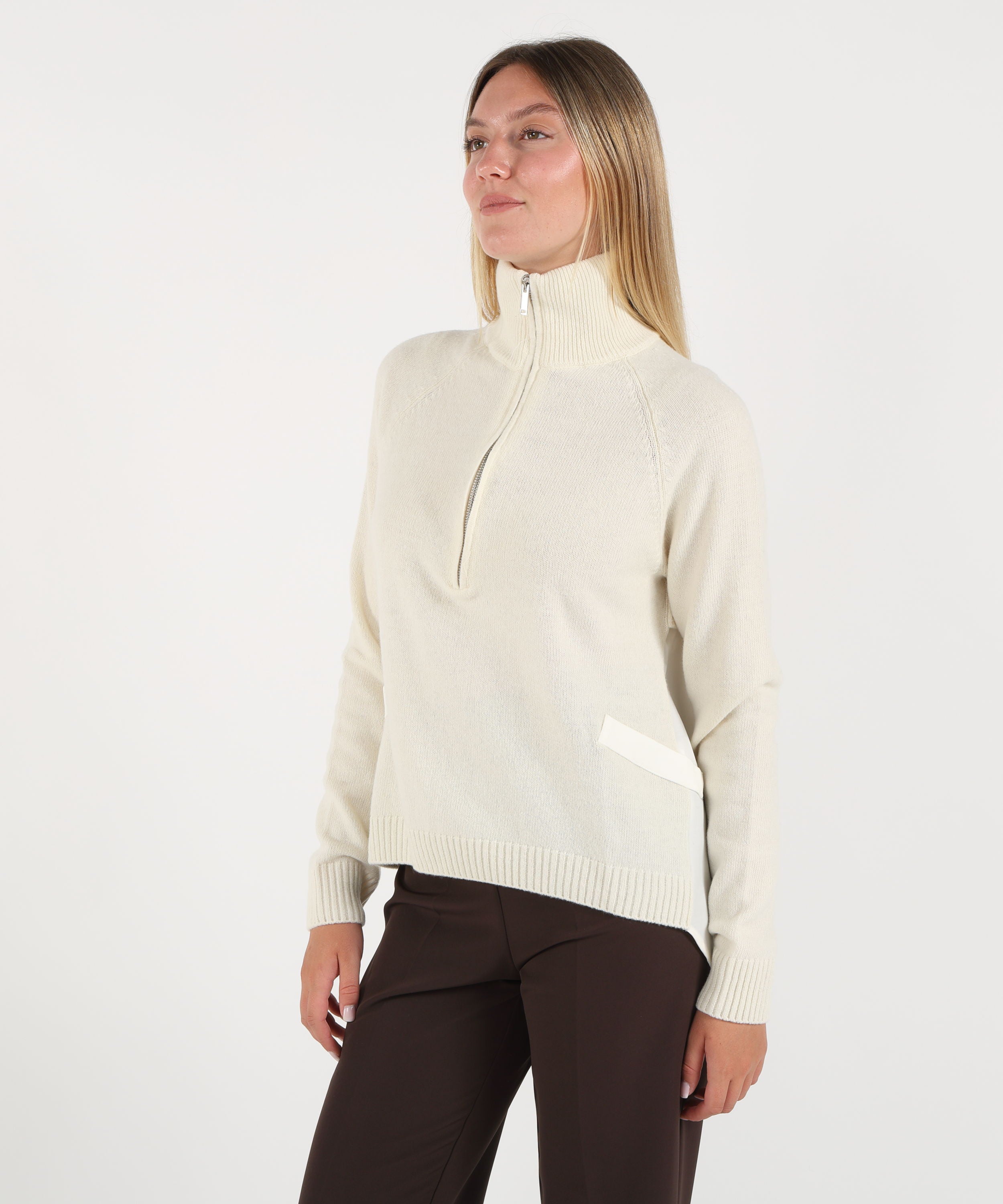 Maglie SEMICOUTURE Maglia meg Burro | SEMICOUTURE