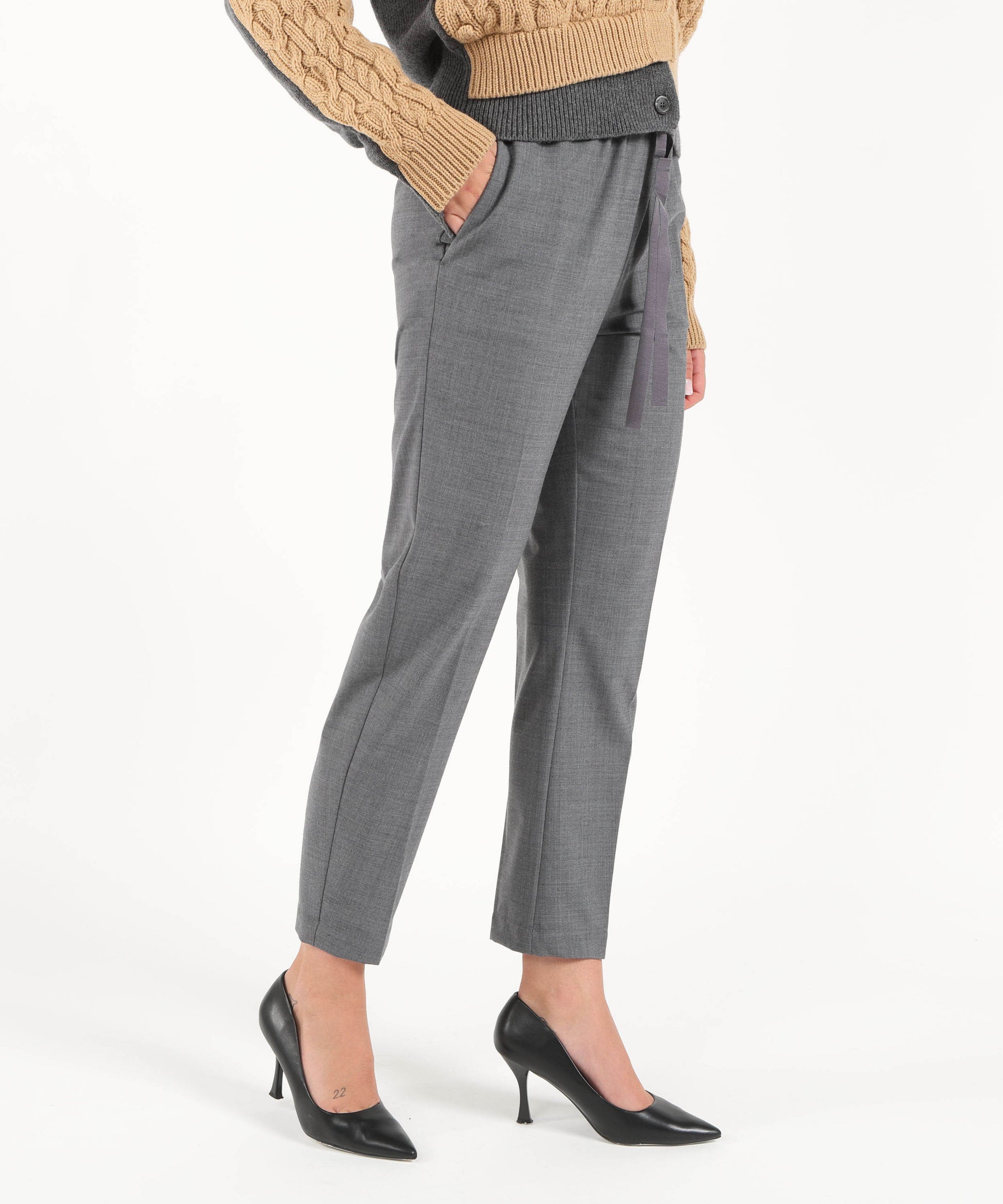 Trousers SEMICOUTURE Grigio | SEMICOUTURE