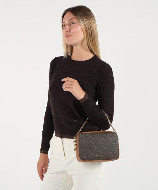 Crossbody bags MICHAEL KORS Bryant Medium Logo Crossbody Camera Bag Marrone | MICHAEL KORS