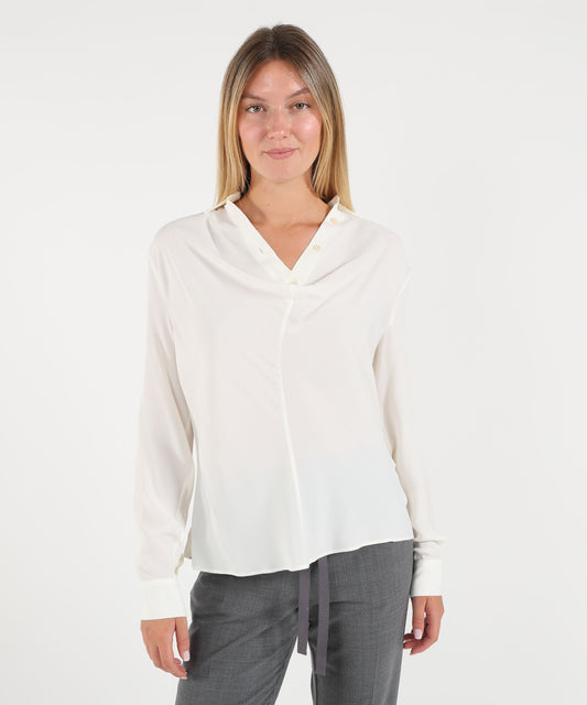 Camicie SEMICOUTURE Camicia liane Burro | SEMICOUTURE
