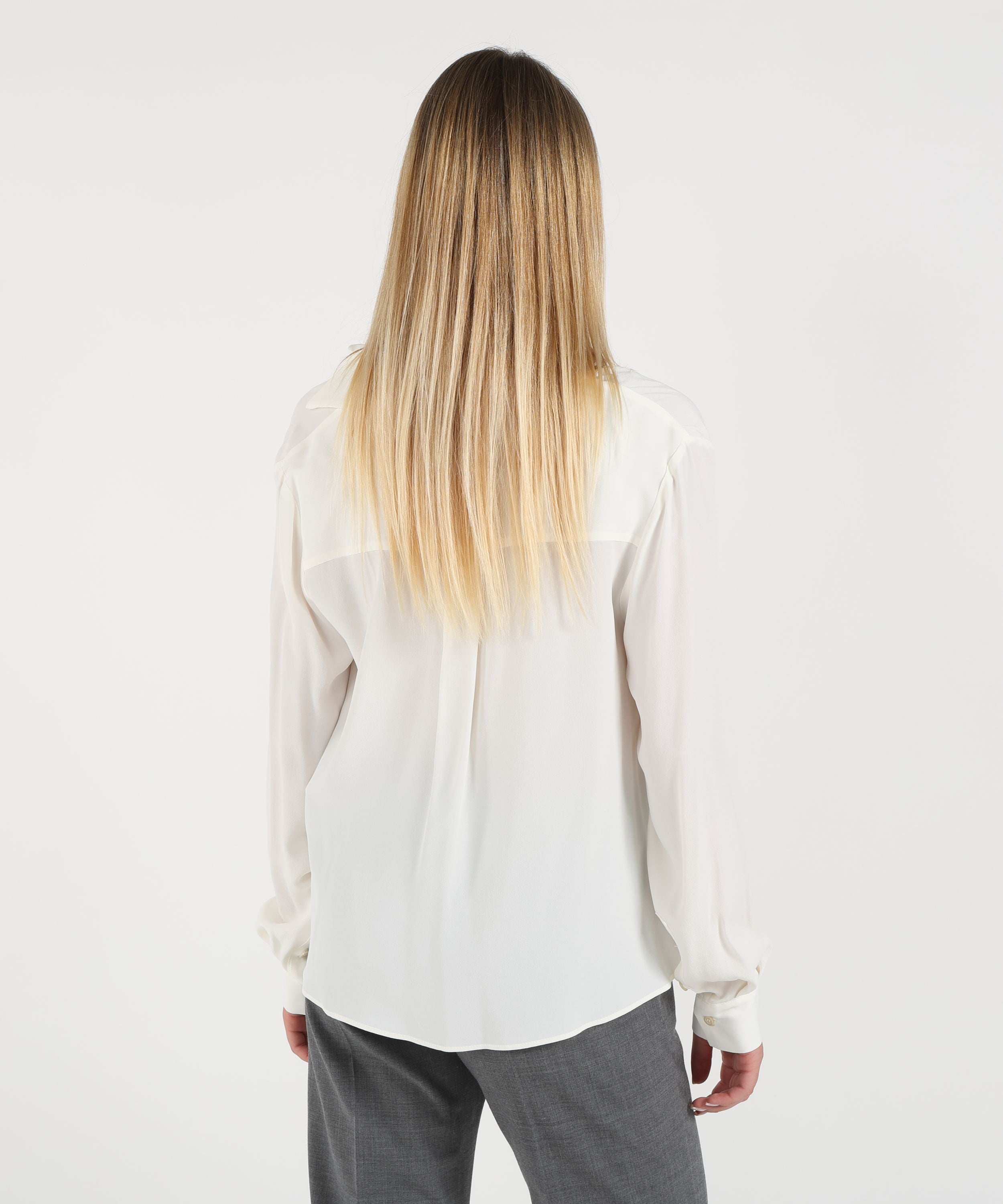 Camicie SEMICOUTURE Camicia liane Burro | SEMICOUTURE