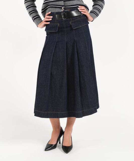 Gonne SEMICOUTURE Gonna carla Denim | SEMICOUTURE