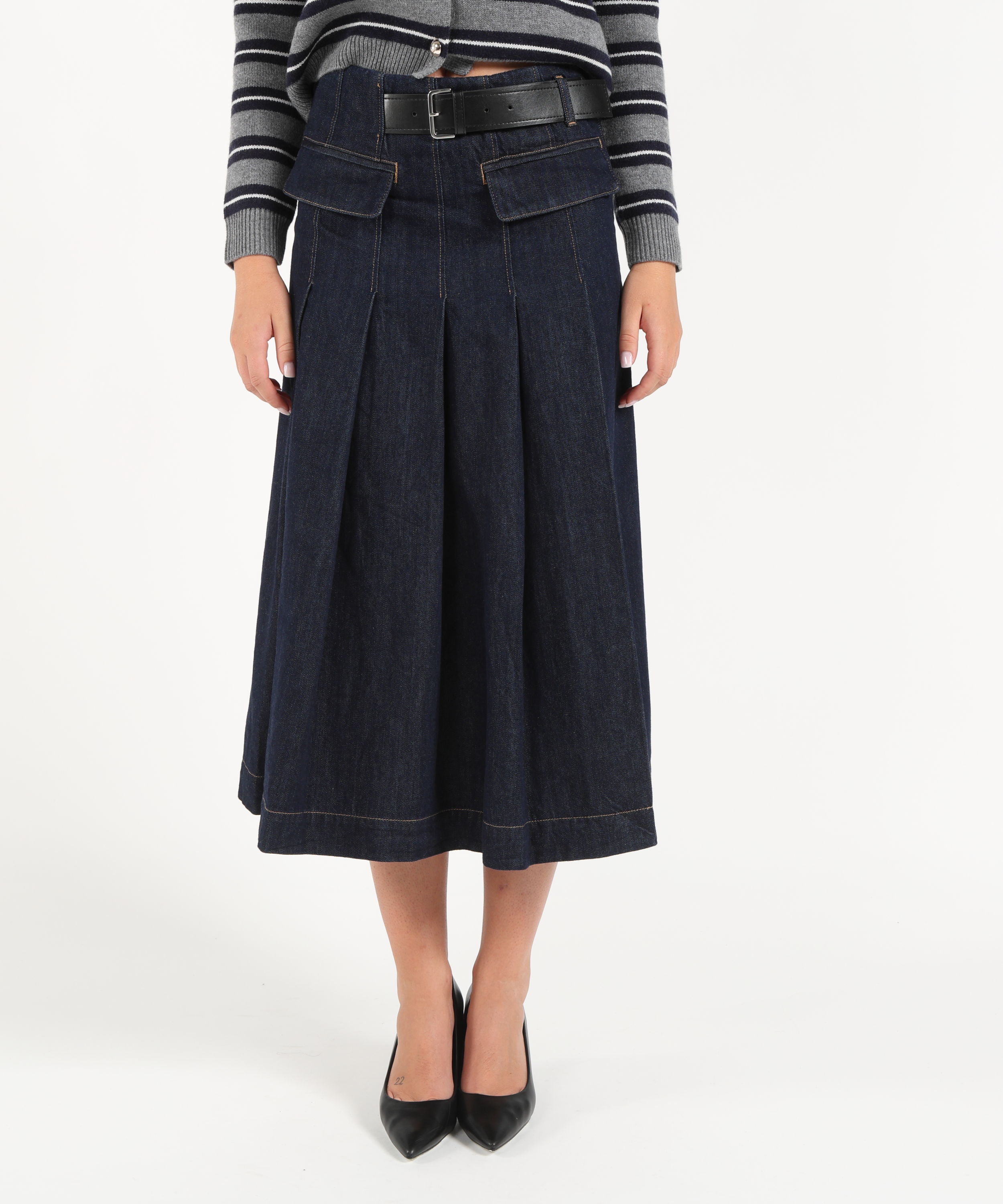 Gonne SEMICOUTURE Gonna carla Denim | SEMICOUTURE