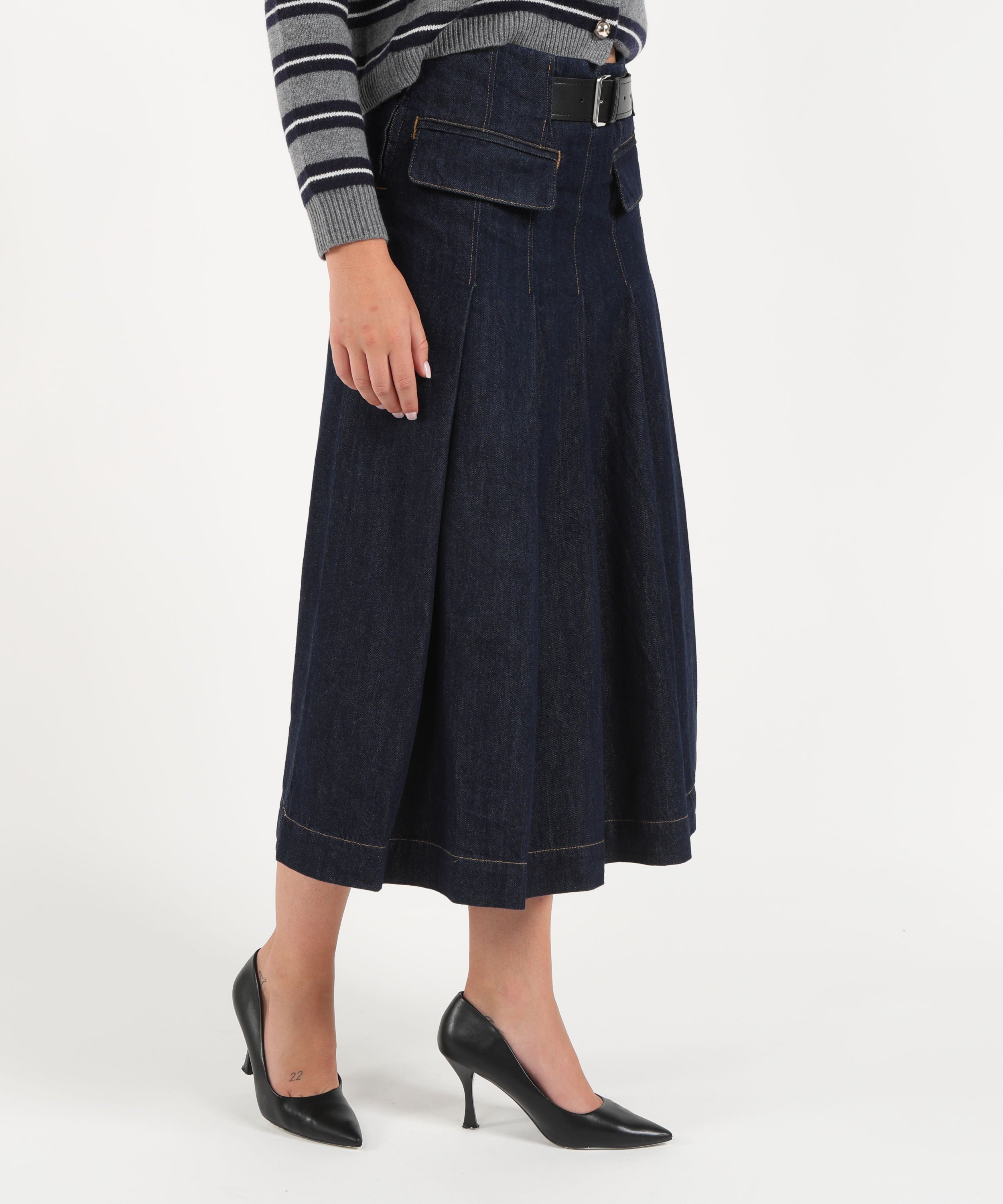 Gonne SEMICOUTURE Gonna carla Denim | SEMICOUTURE