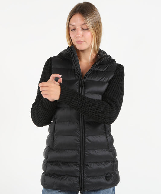 Piumini COLMAR Giacca ibrida medio lunga Nero | COLMAR