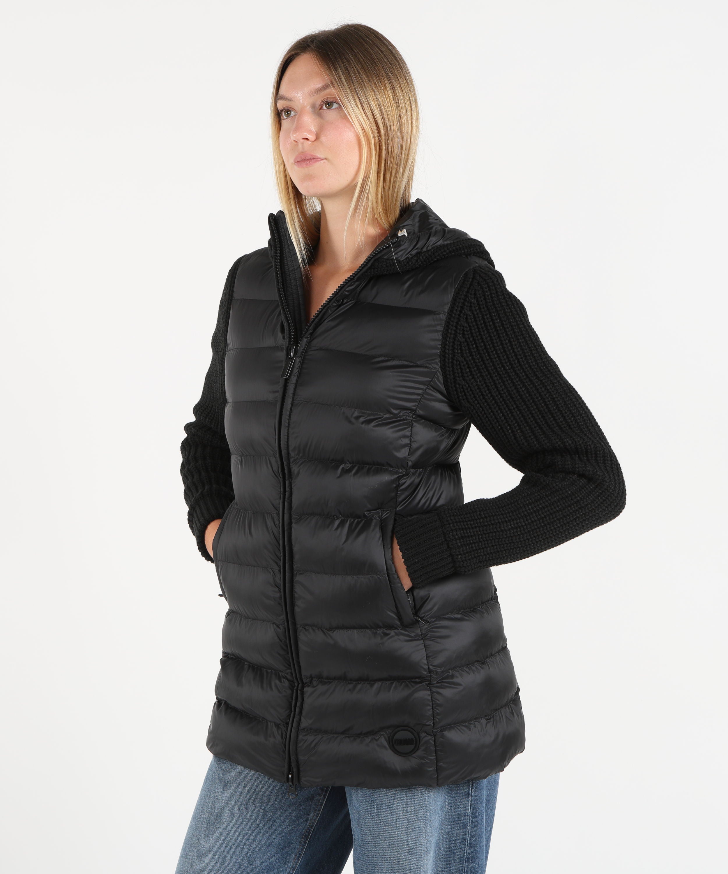 Piumini COLMAR Giacca ibrida medio lunga Nero | COLMAR