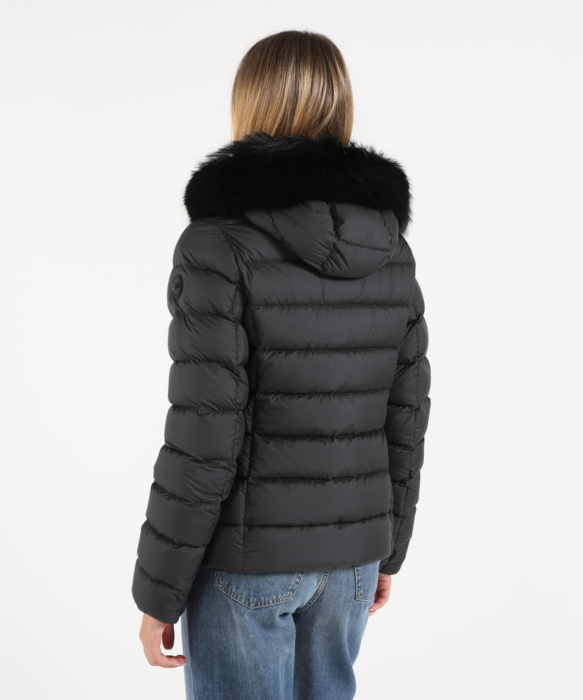 COLMAR Matte Down Jacket with Faux Fur