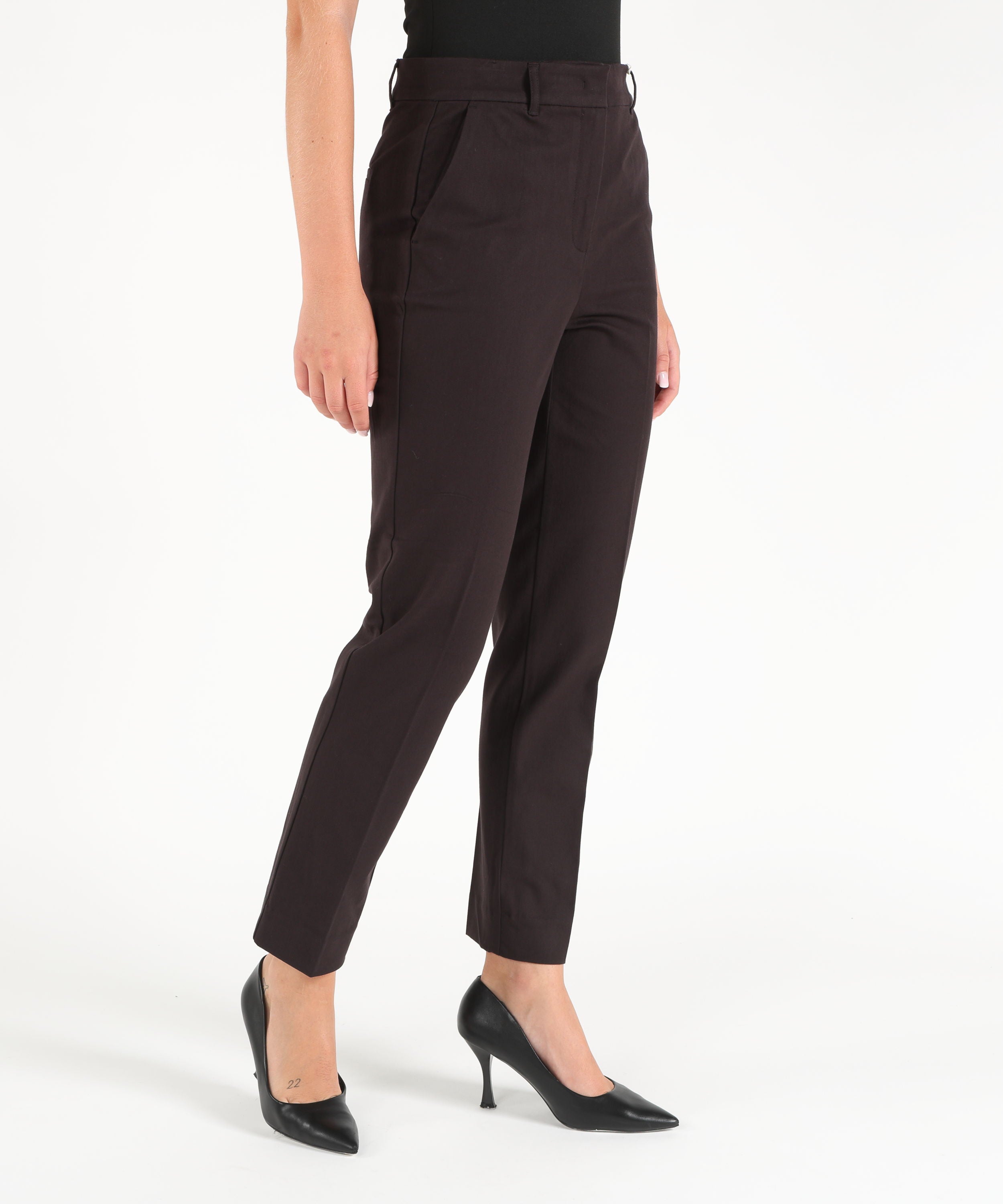 Trousers PENNYBLACK Slim-fit trousers Testa di moro | PENNYBLACK
