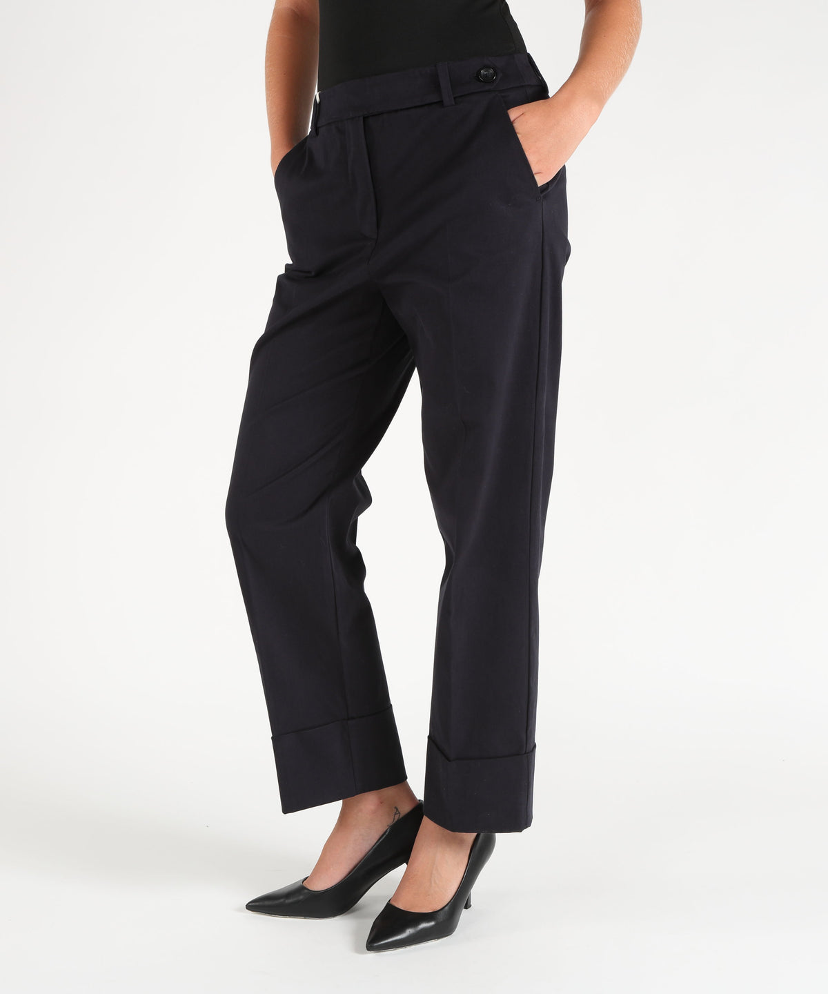 PENNYBLACK Cotton satin trousers