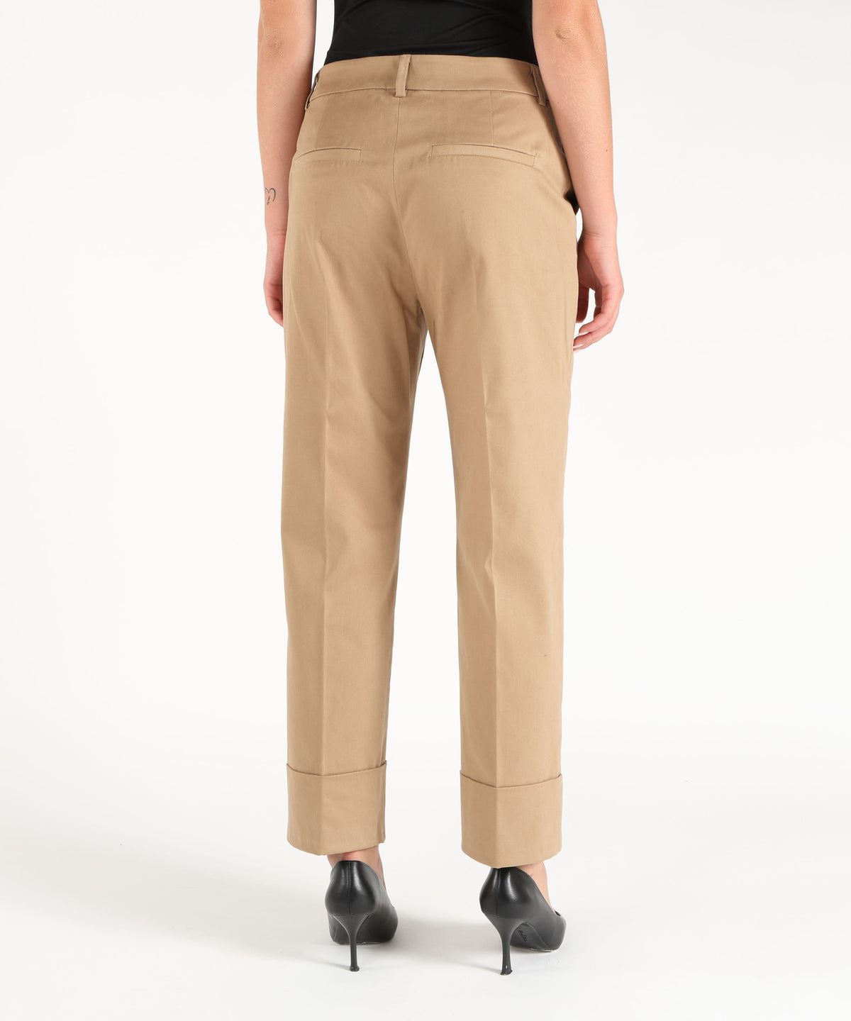 PENNYBLACK Cotton satin trousers