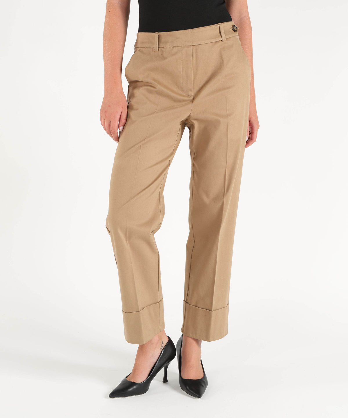 PENNYBLACK Cotton satin trousers