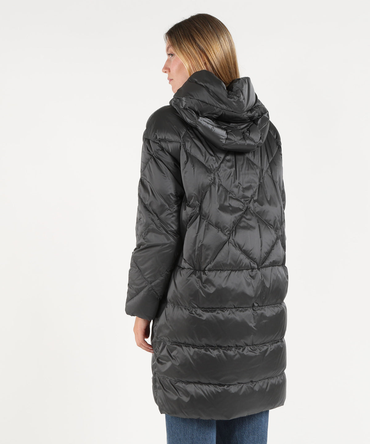 MAX MARA THE CUBE Downproof, water-repellent iridescent nylon fabric for down jackets