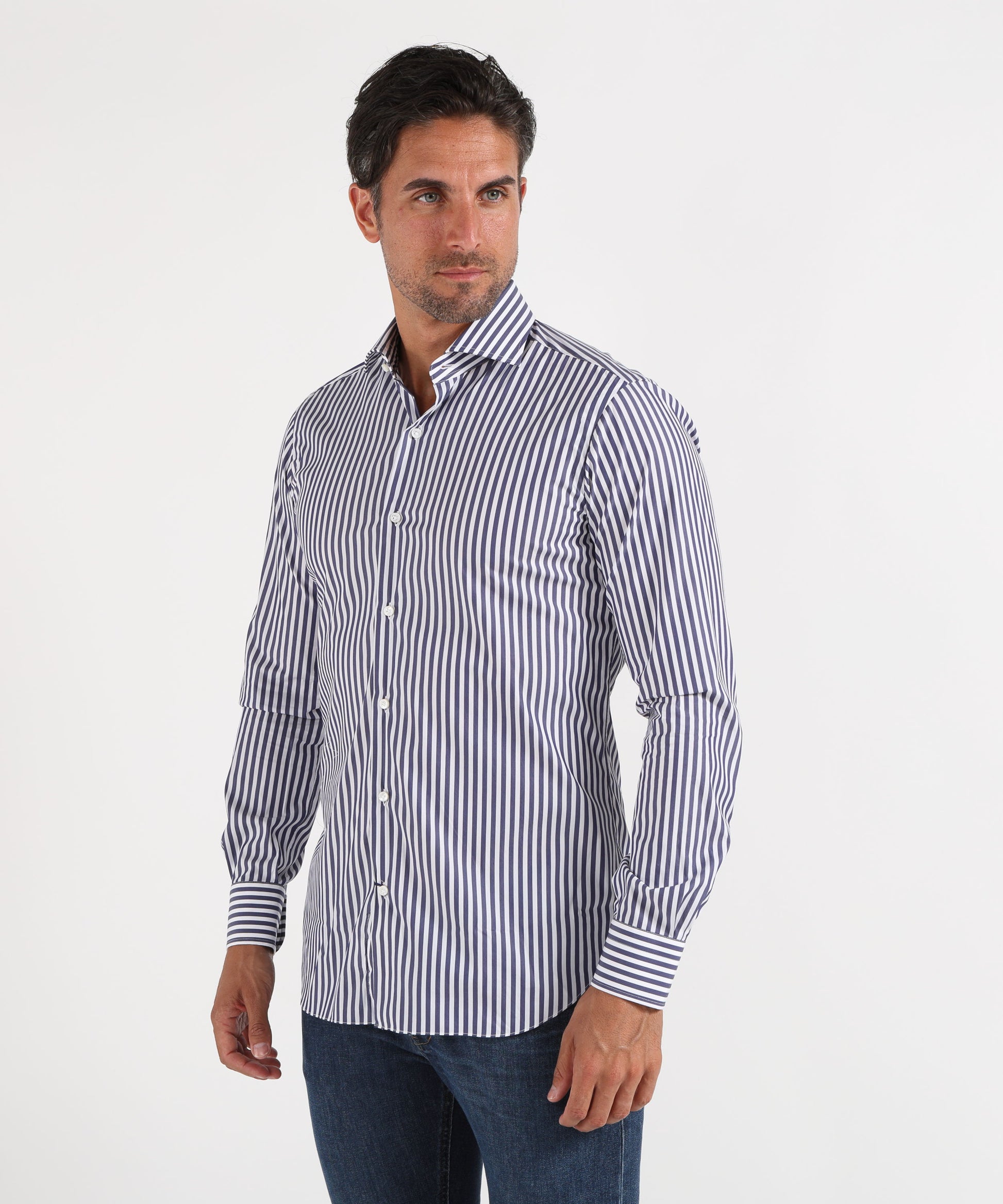 Shirts BARBA Bianco/blu | BARBA