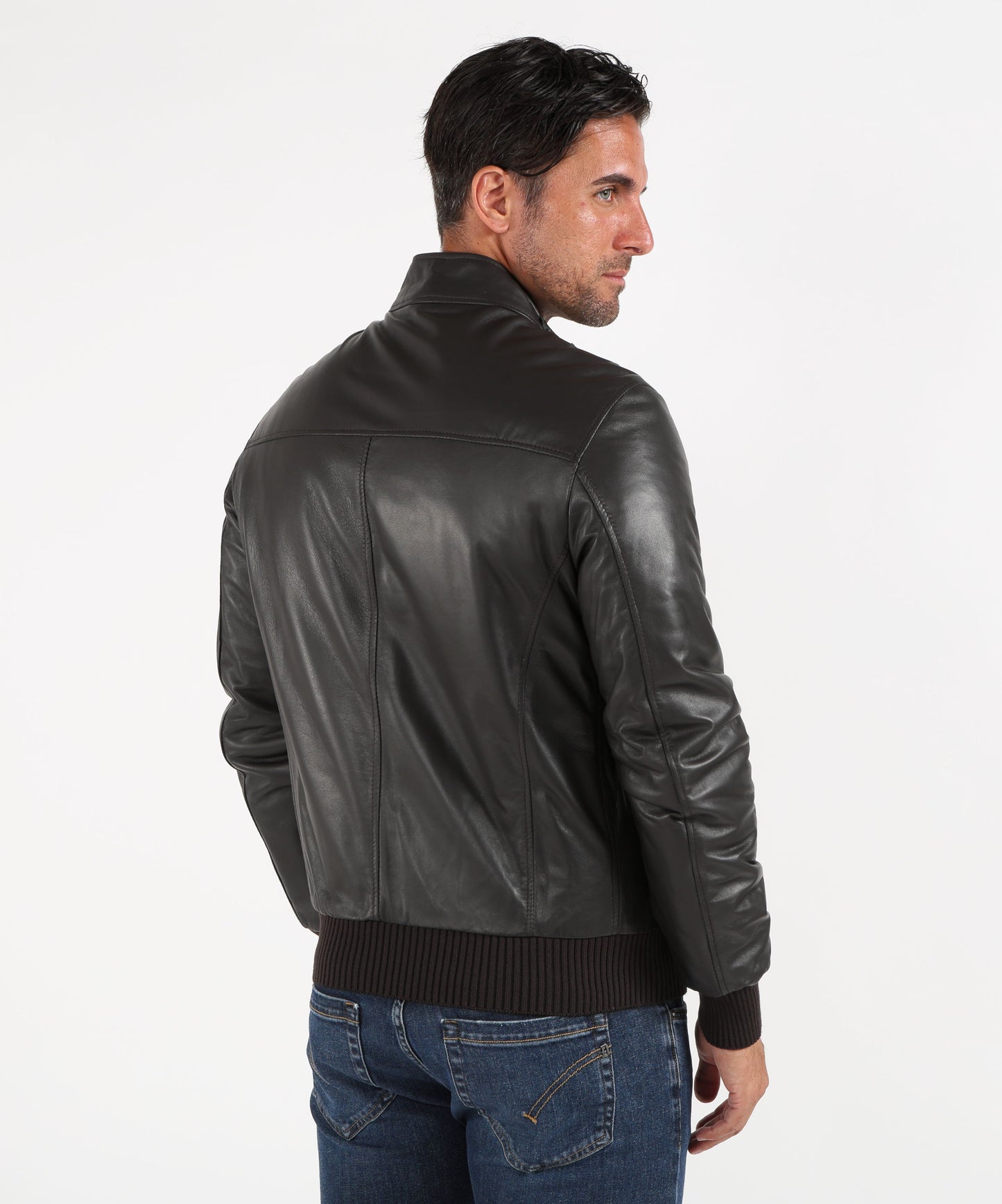 BARBA Bomber in pelle