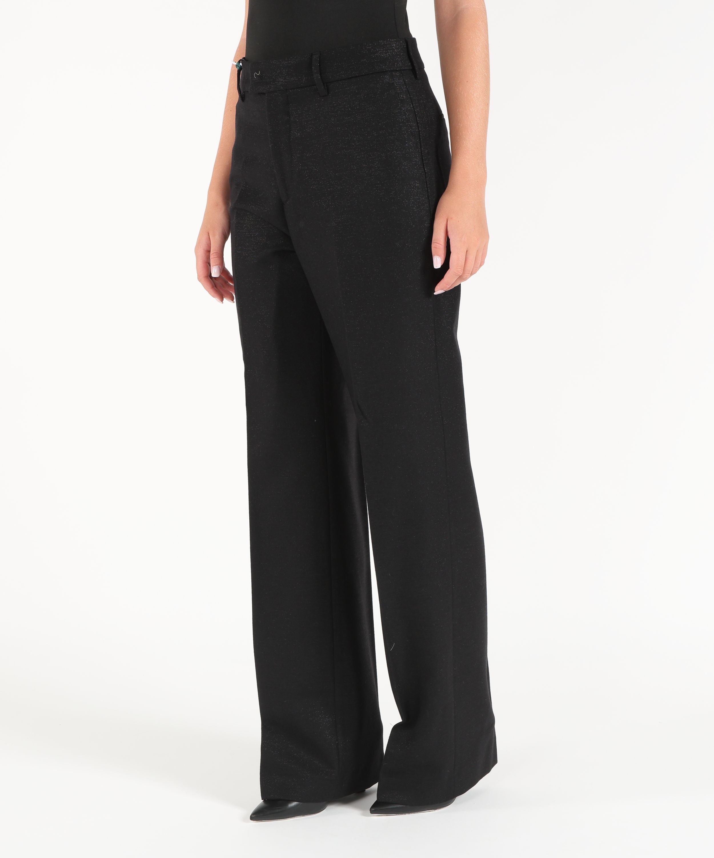 Palazzo pants BERWICH Brigitta pants Nero | BERWICH