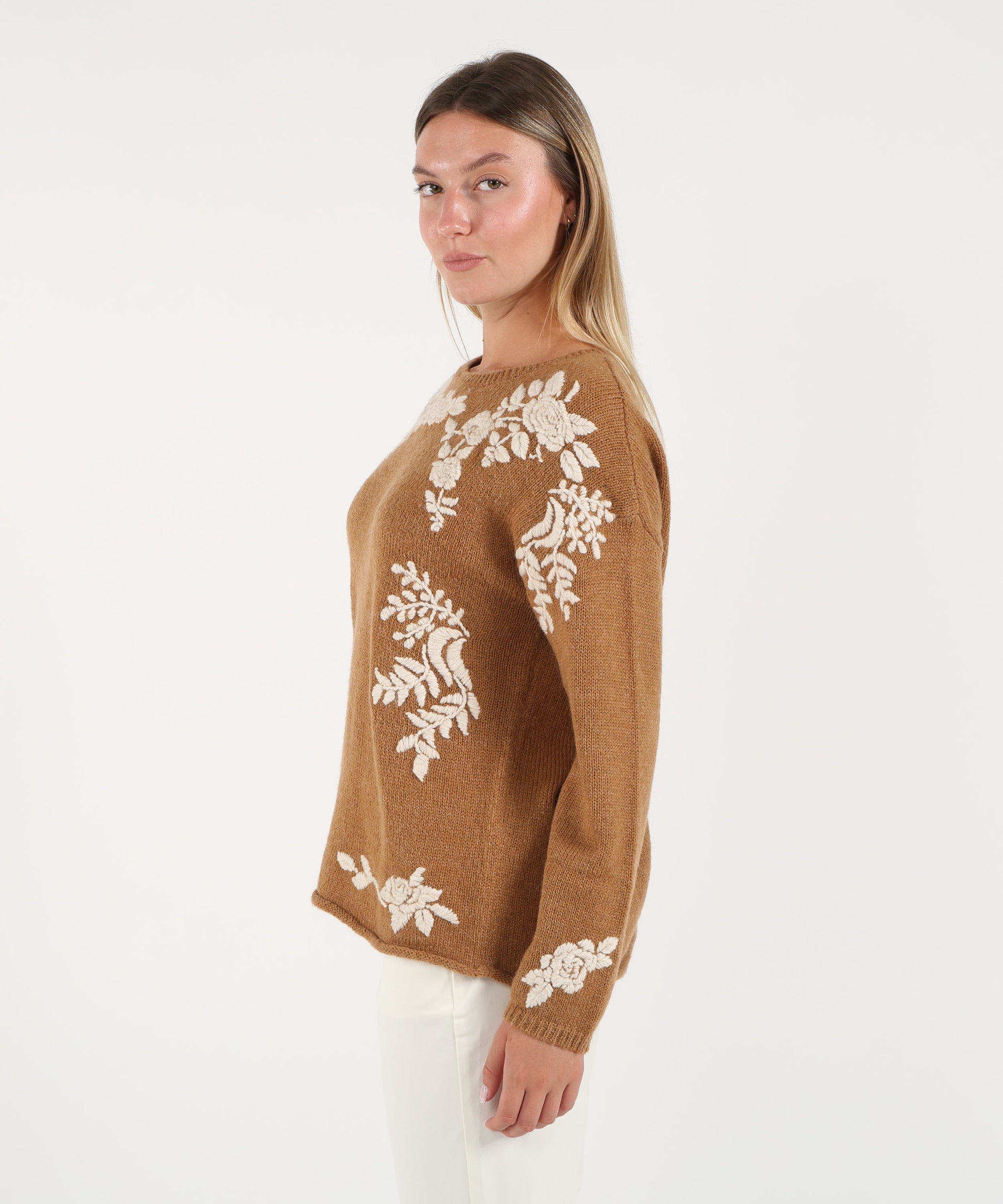 Knitwear Amosa Cammello | Amosa