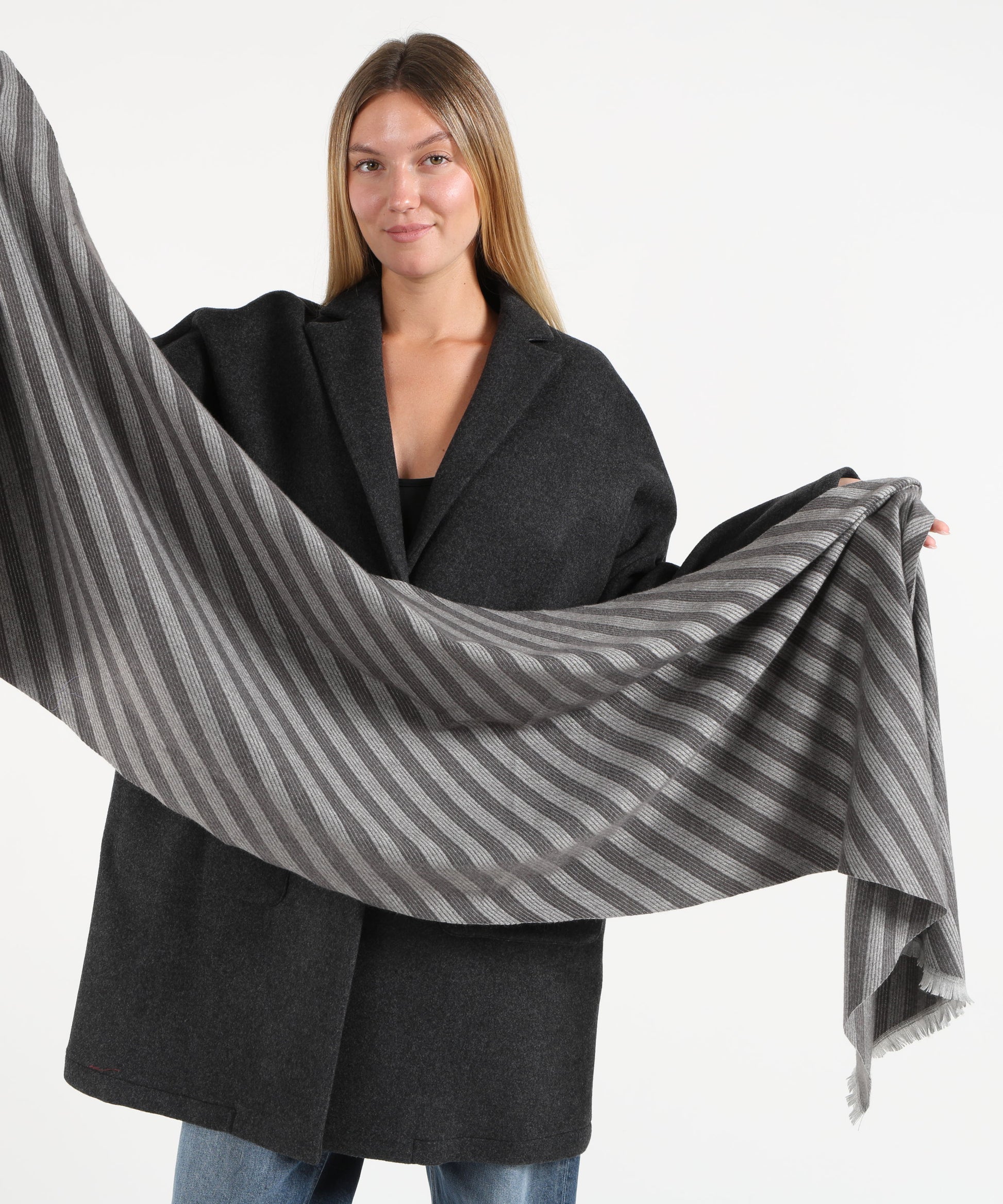 Sciarpe PENNYBLACK Sciarpa rettangolare Grigio | PENNYBLACK