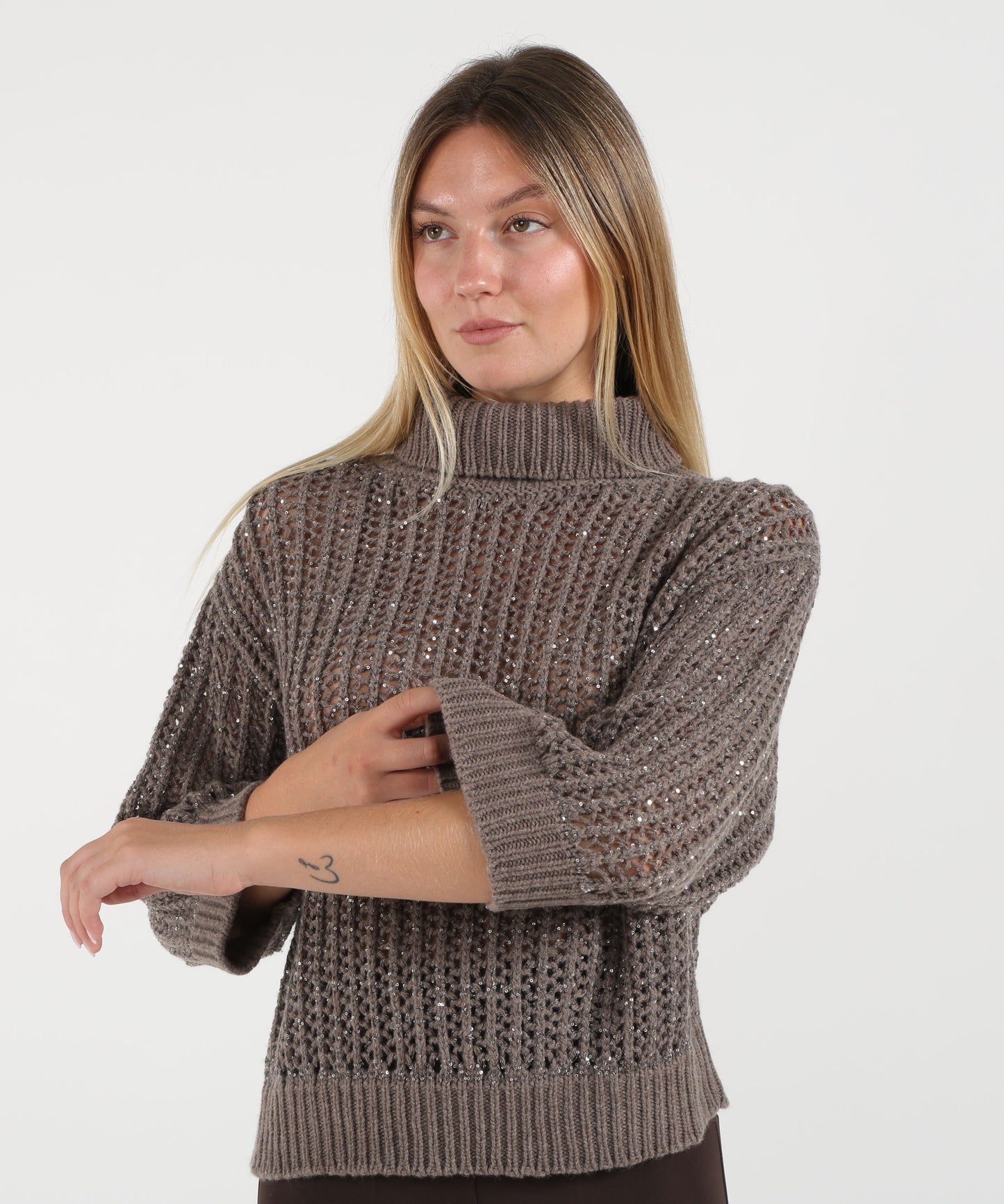 D.EXTERIOR Maglione con maniche a 3/4