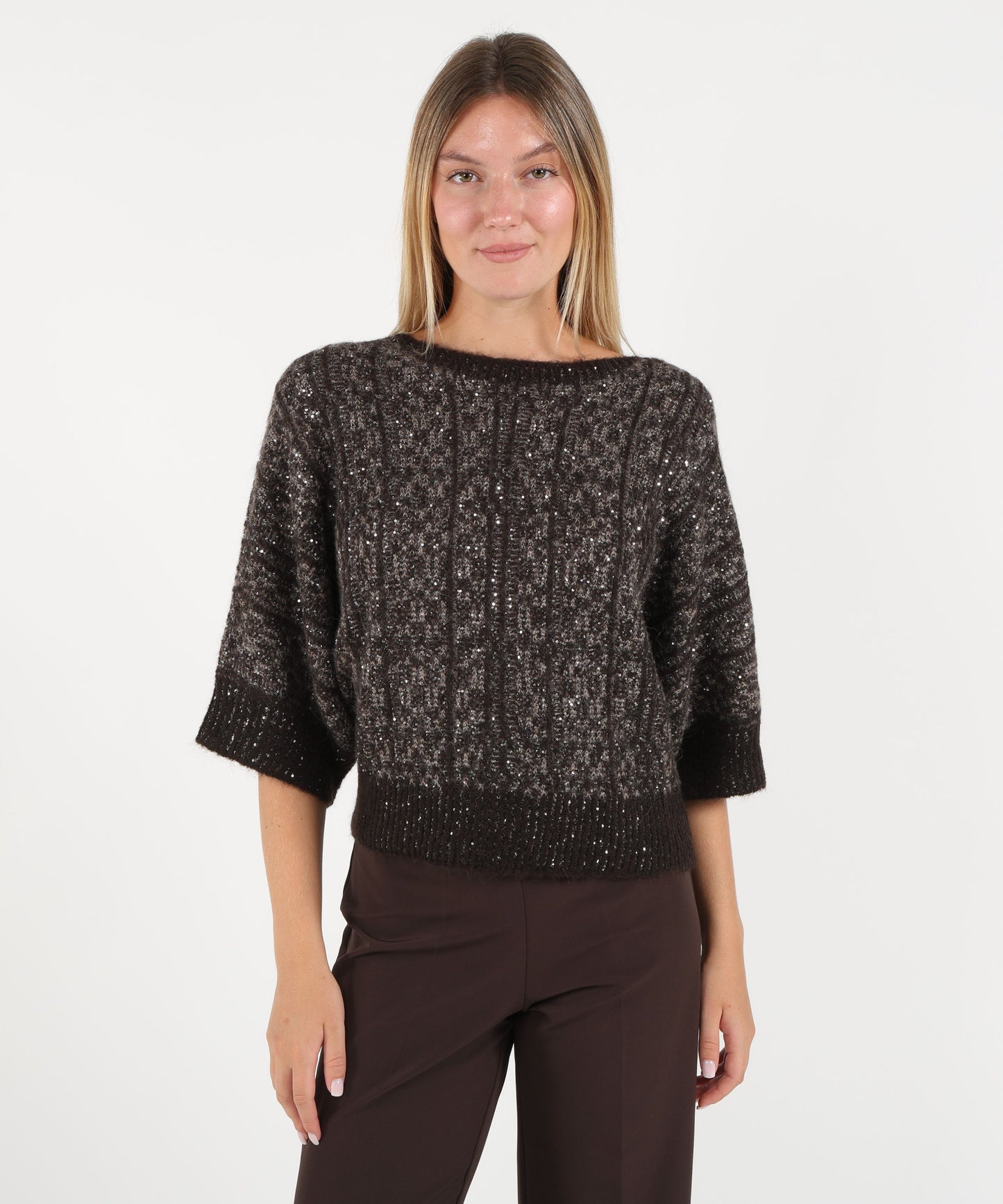D.EXTERIOR Maglione con scaldacollo